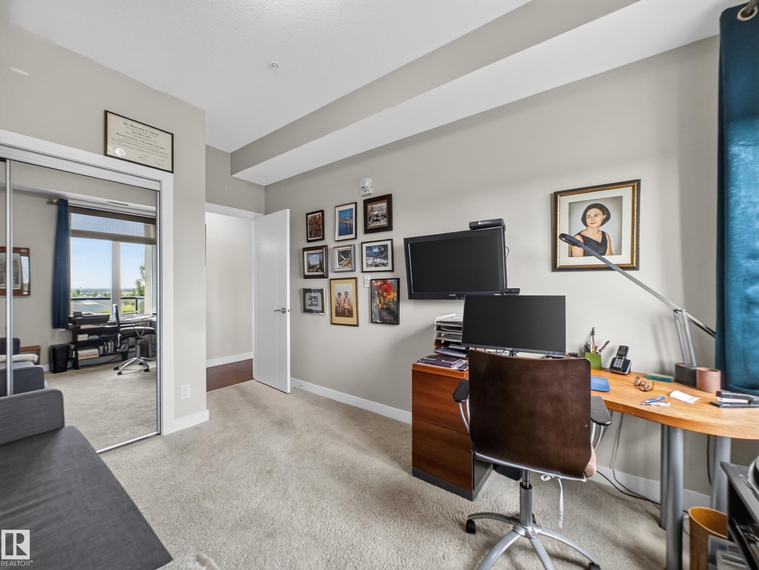 #412 625 Leger Wy Nw, Edmonton, AB - Indoor Photo Showing Office