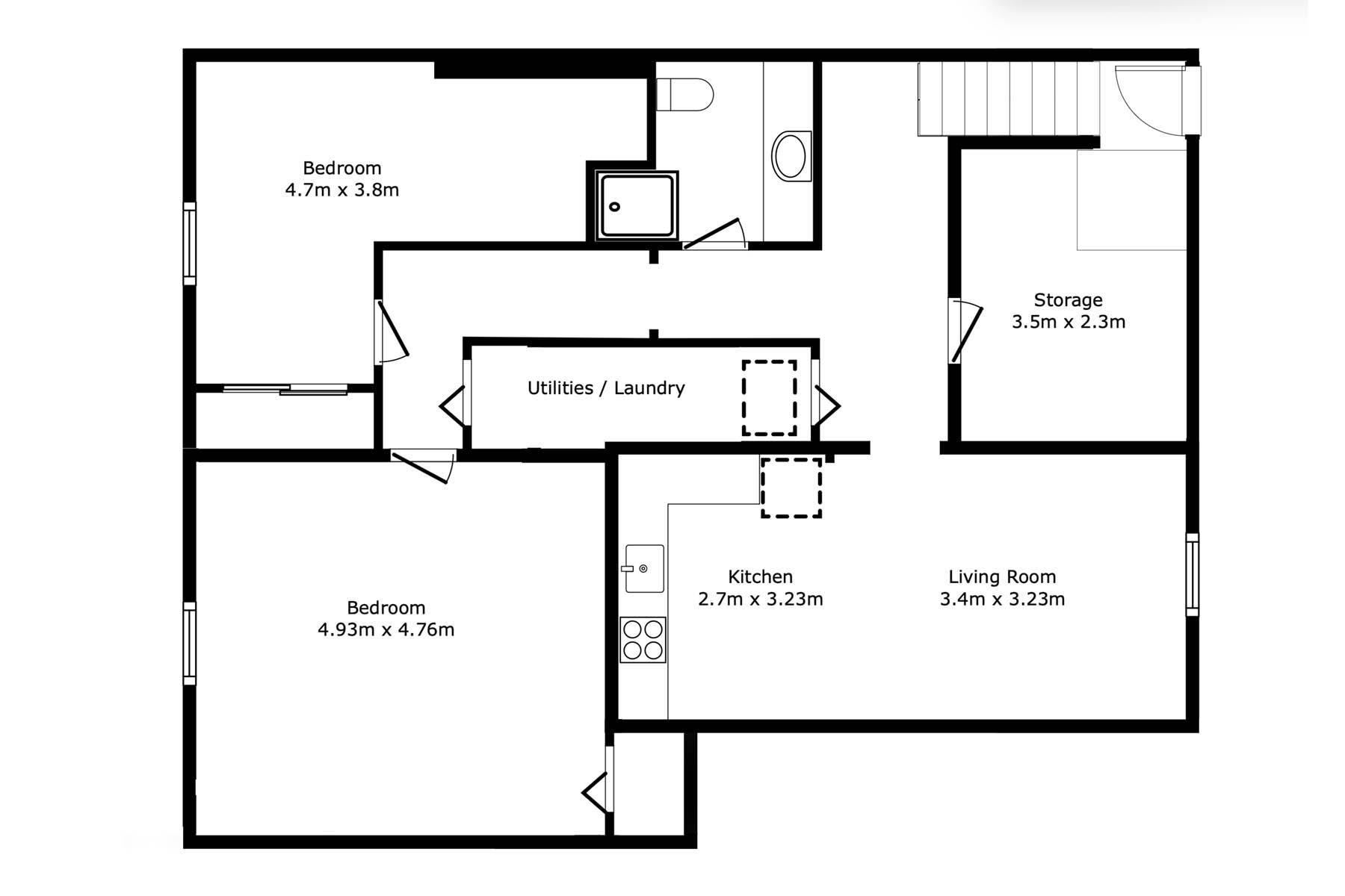 Floor plan - 9607 75 Street, Edmonton, AB