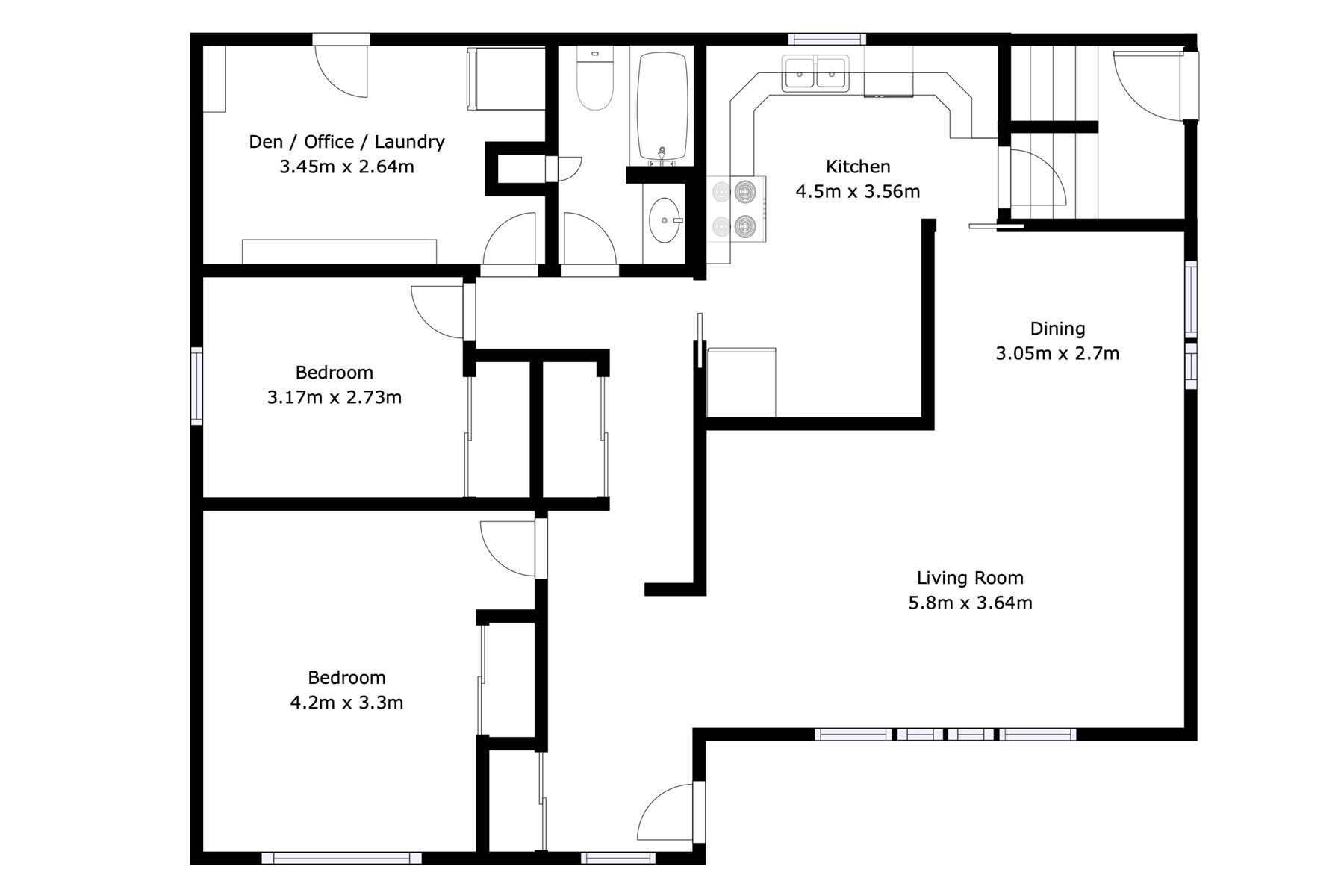 Floor plan - 9607 75 Street, Edmonton, AB