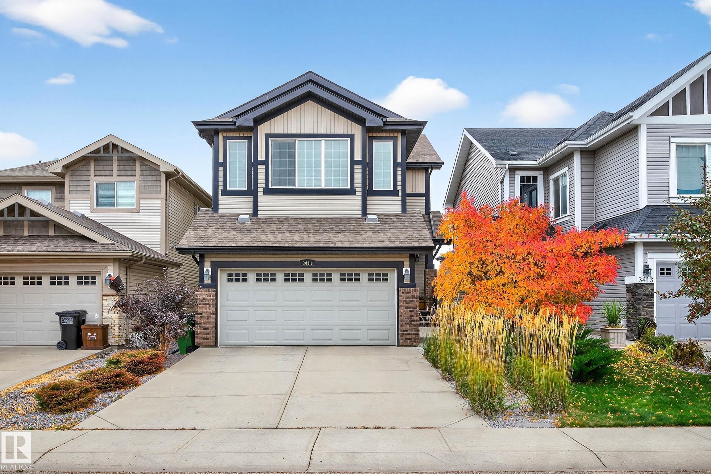 3411 Abbott Way, Edmonton, AB - Outdoor With Facade