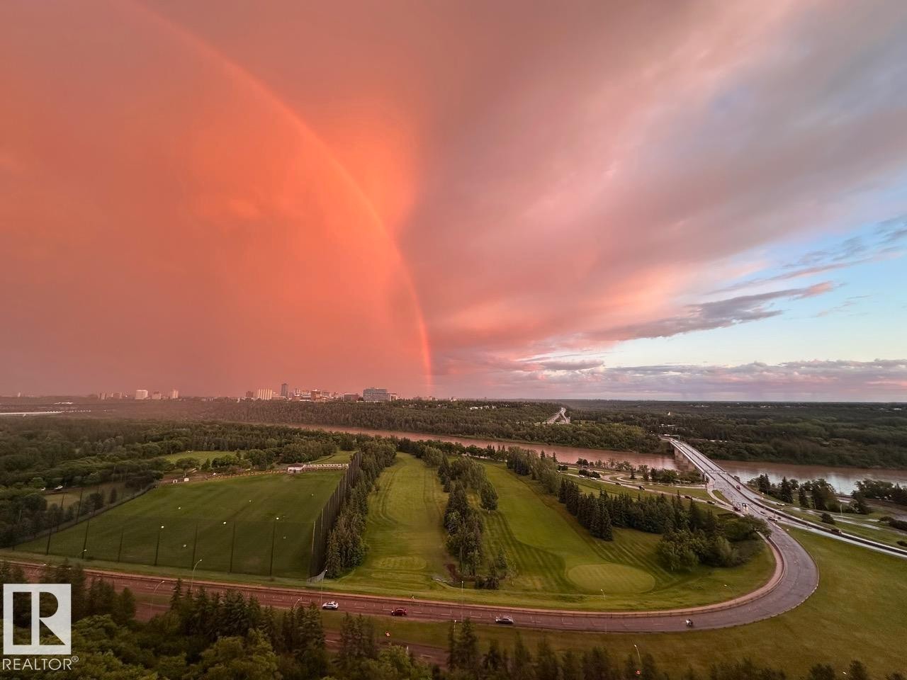 What if what you really want is to relax and drink in the beauty around you? No problem. - #602 12303 Jasper Av Nw, Edmonton, AB - Outdoor With View