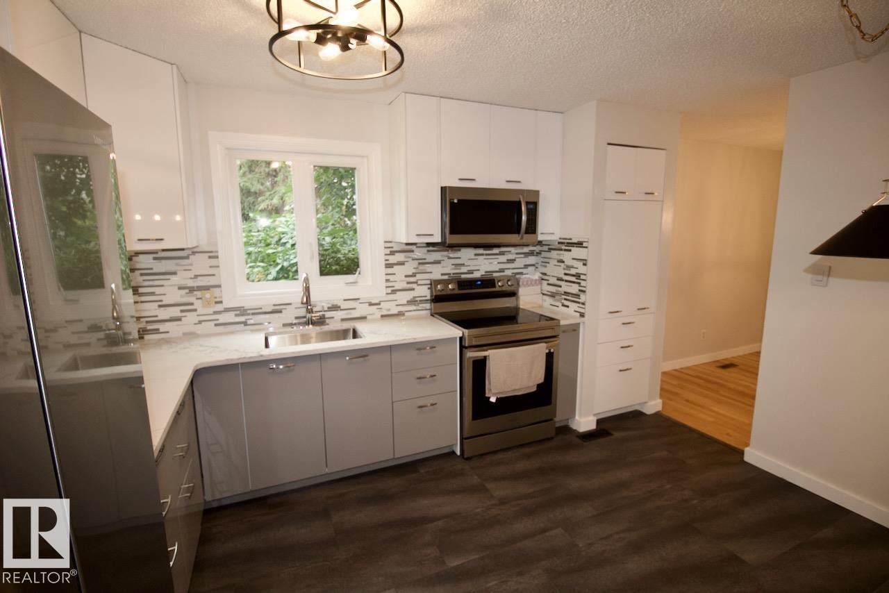 8F Castle Terrace, Edmonton, AB - Indoor Photo Showing Kitchen