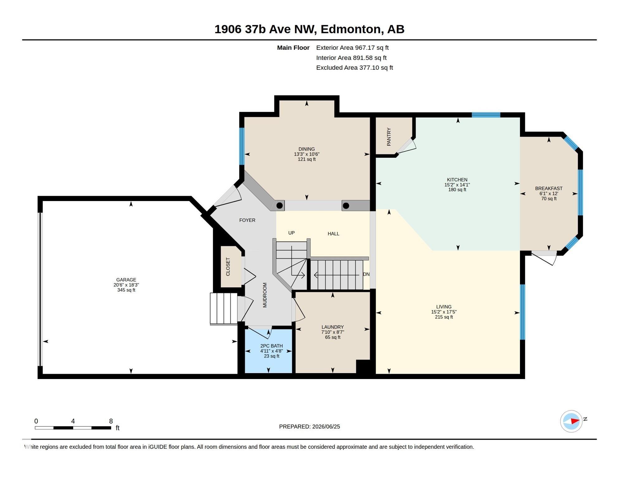 Floor plan - 1906 37B Av Nw, Edmonton, AB - Other