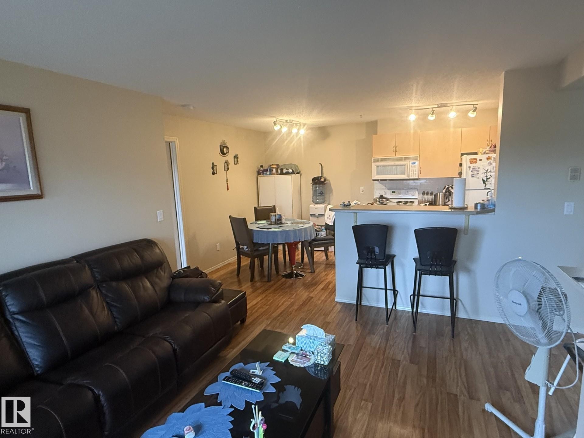 #311 17003 67 Av Nw, Edmonton, AB - Indoor Photo Showing Living Room