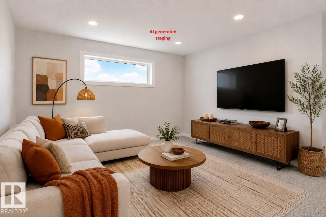 2431 Egret Loop Nw, Edmonton, AB - Indoor Photo Showing Living Room