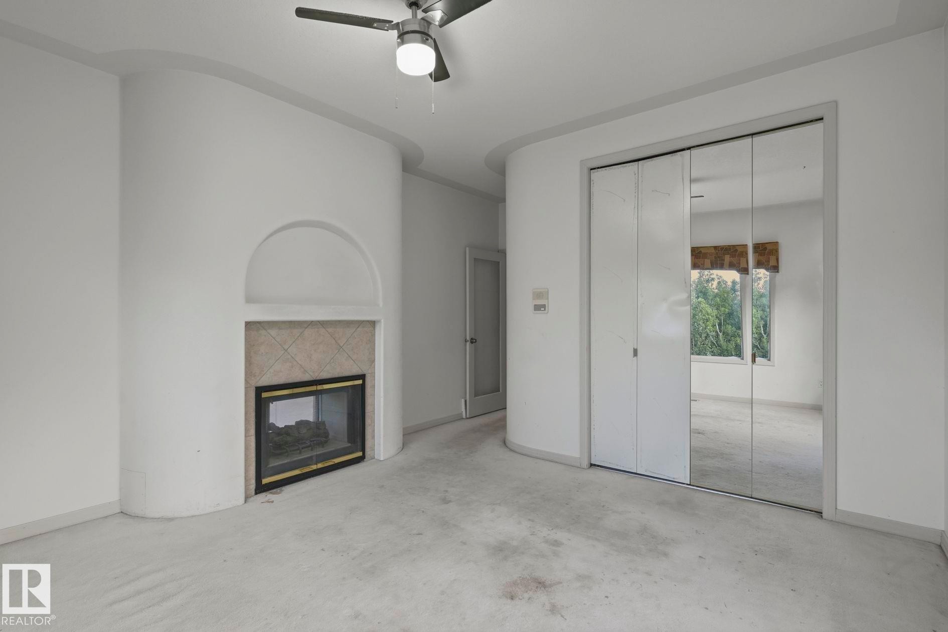 154 Osland Drive Nw, Edmonton, AB - Indoor With Fireplace