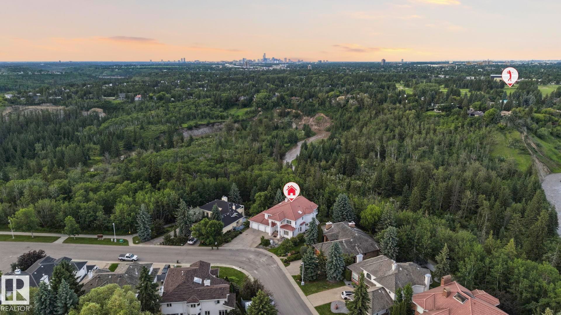 154 Osland Drive Nw, Edmonton, AB - Outdoor With View