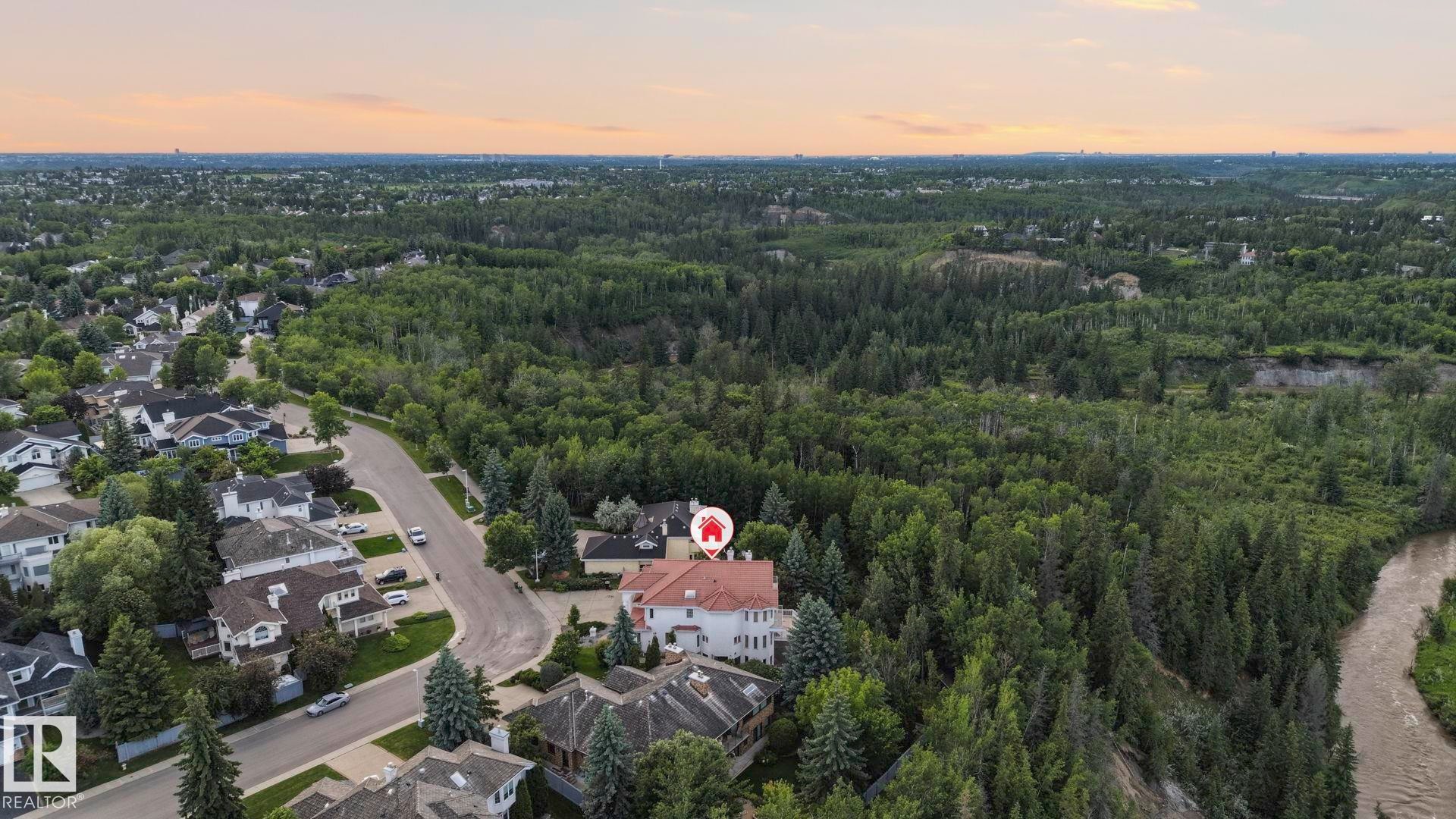 154 Osland Drive Nw, Edmonton, AB - Outdoor With View