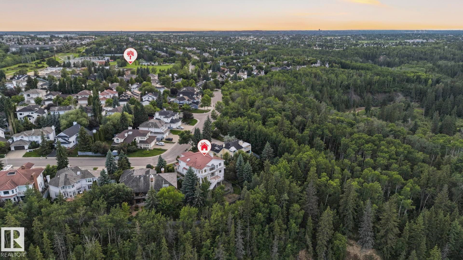 154 Osland Drive Nw, Edmonton, AB - Outdoor With View