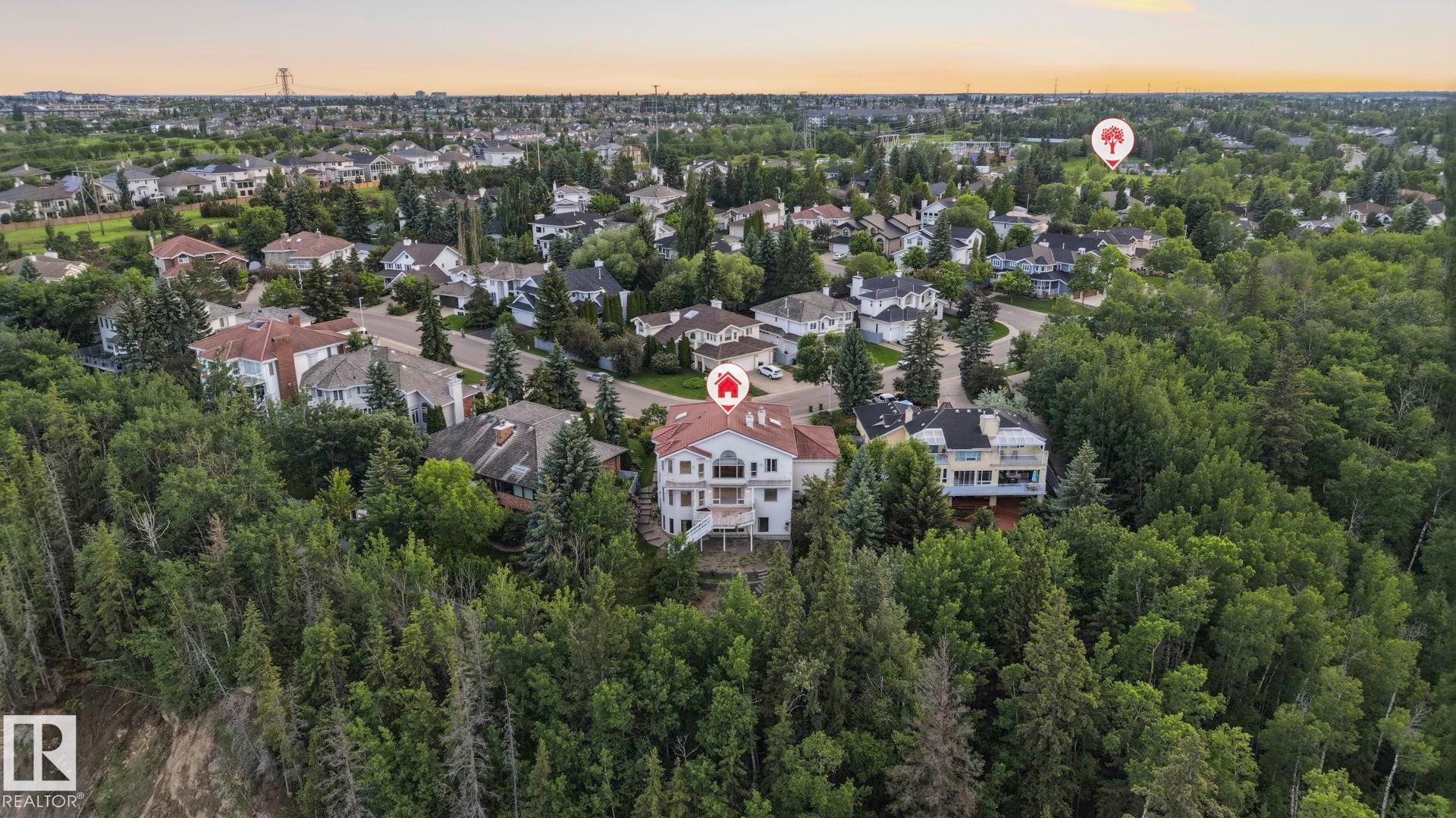 154 Osland Drive Nw, Edmonton, AB - Outdoor With View