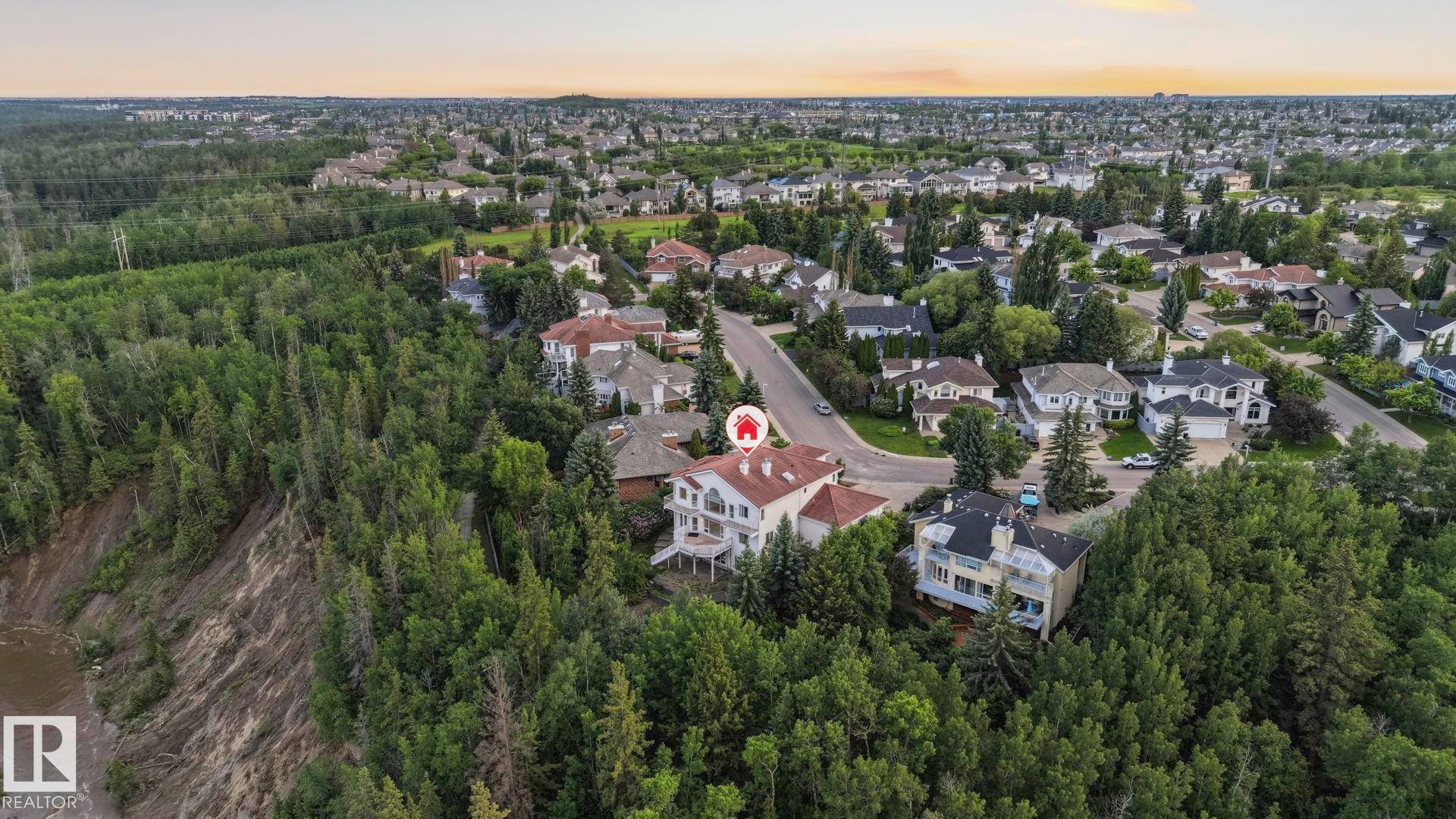 154 Osland Drive Nw, Edmonton, AB - Outdoor With View