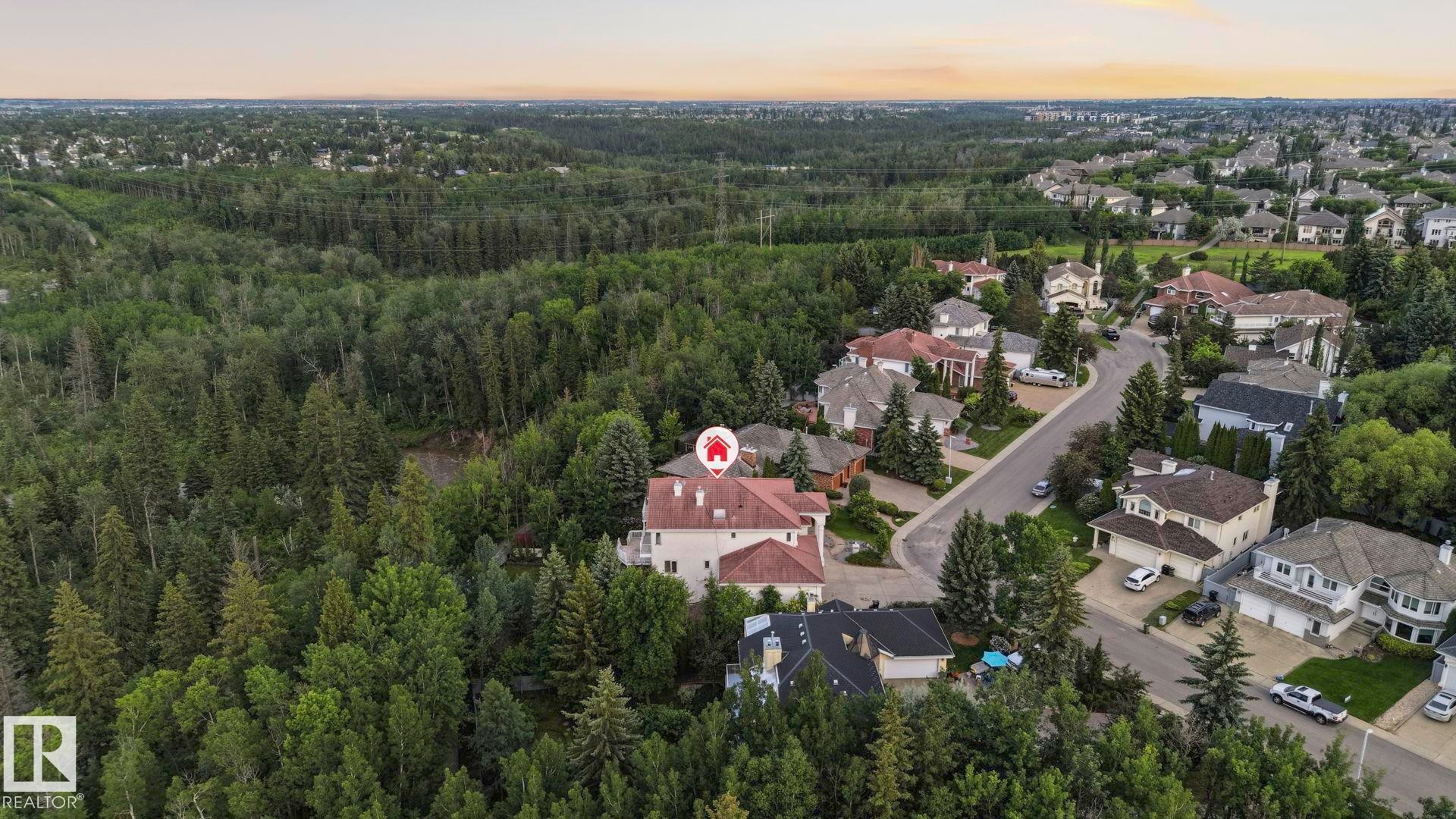 154 Osland Drive Nw, Edmonton, AB - Outdoor With View