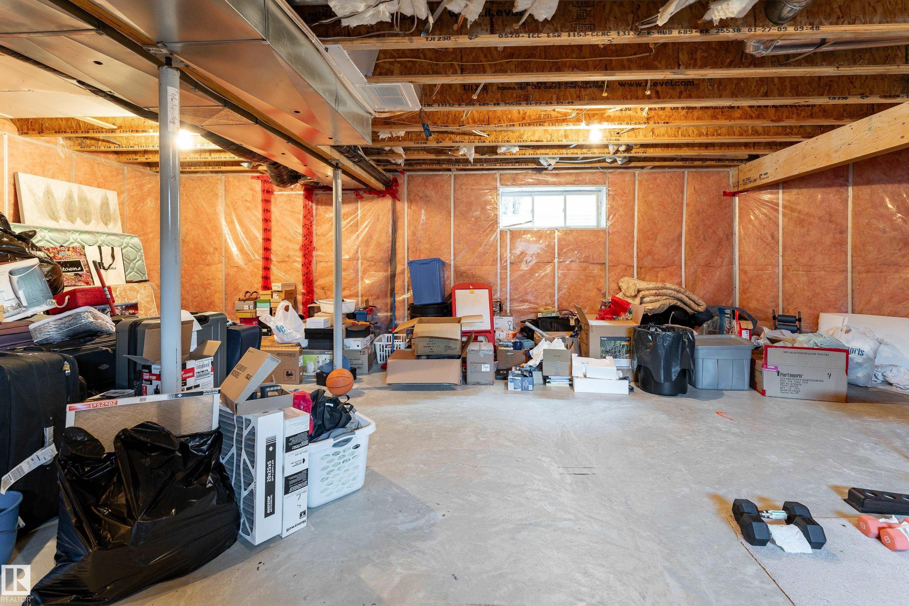 512 59 Street Sw, Edmonton, AB - Indoor Photo Showing Basement