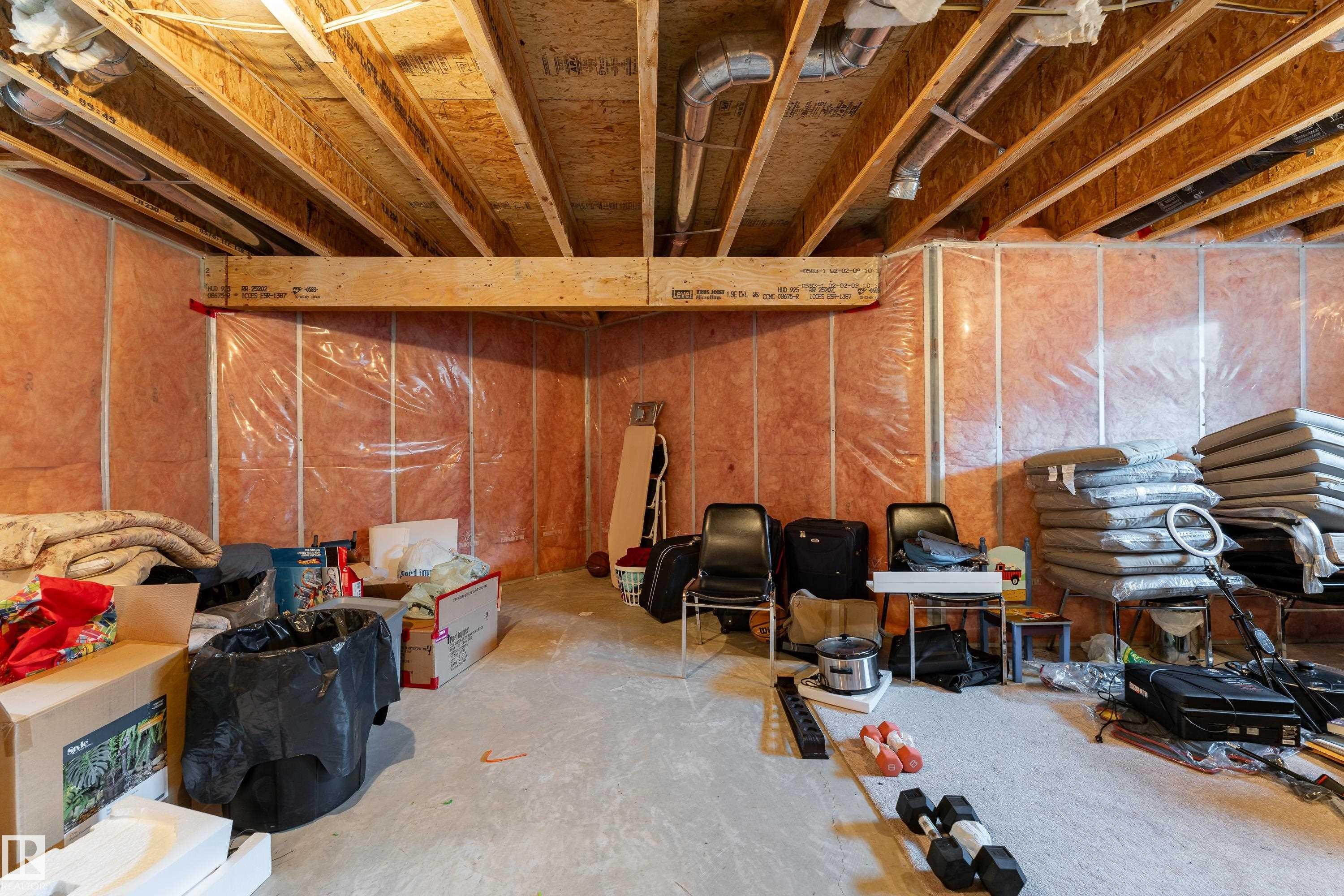512 59 Street Sw, Edmonton, AB - Indoor Photo Showing Basement