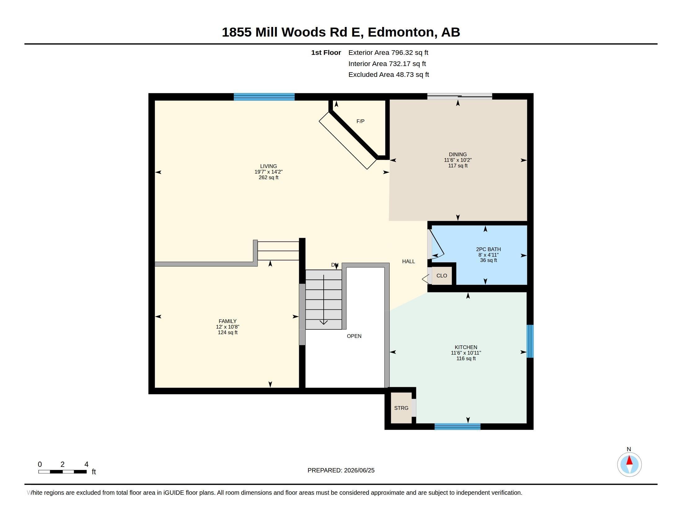 Floor plan - 1855 Mill Woods Rd E Nw, Edmonton, AB