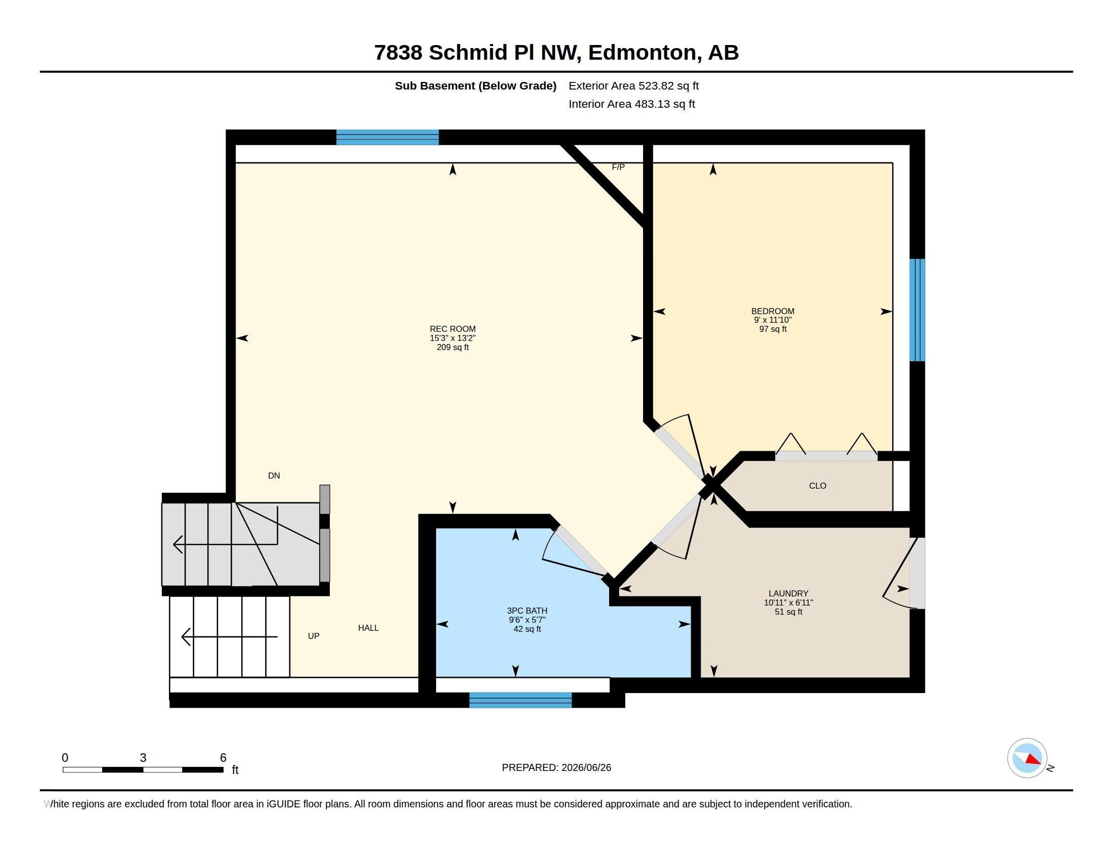 Floor plan - 7838 Schmid Place Nw, Edmonton, AB - Other