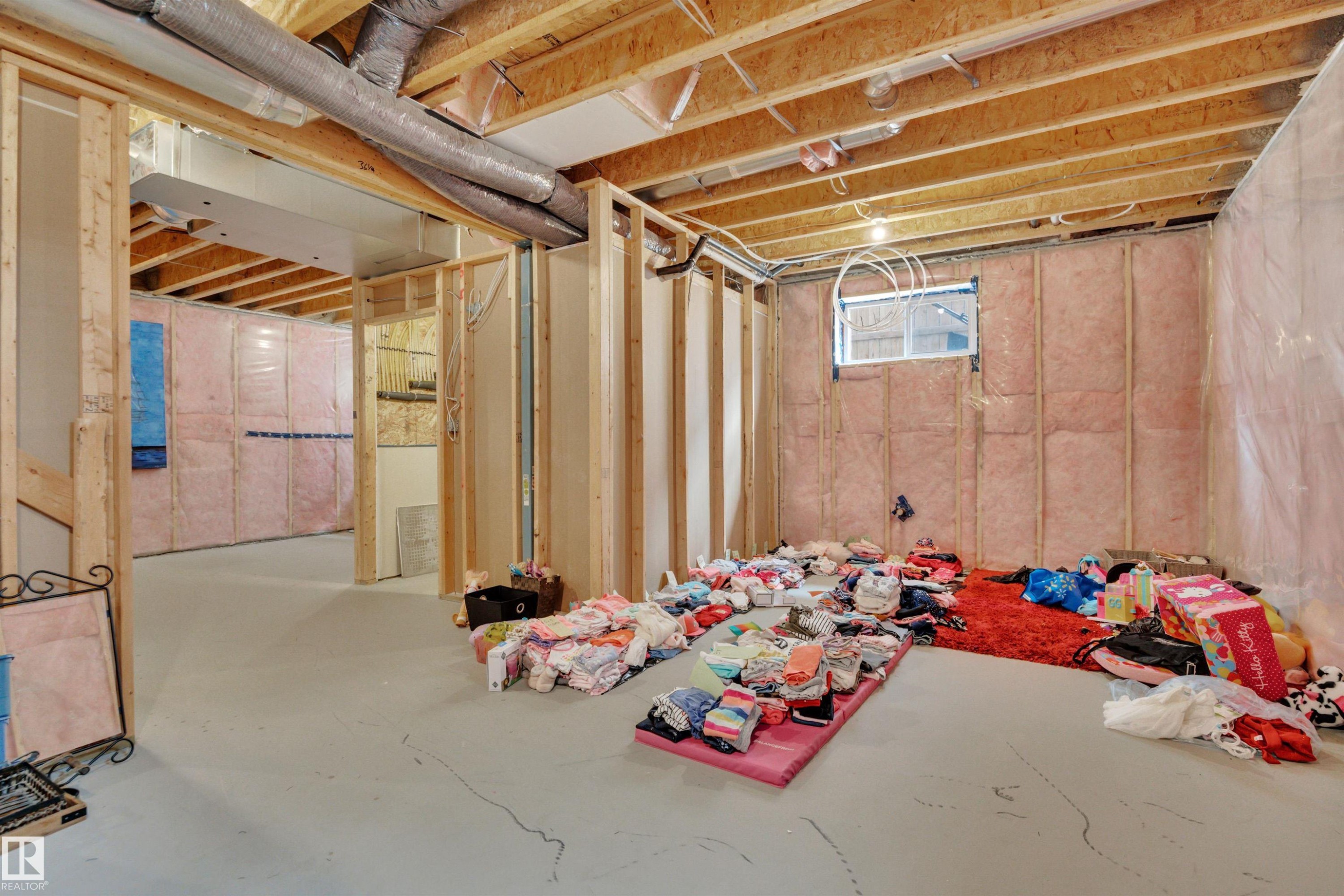 548 Reynalds Wynd, Leduc, AB - Indoor Photo Showing Basement