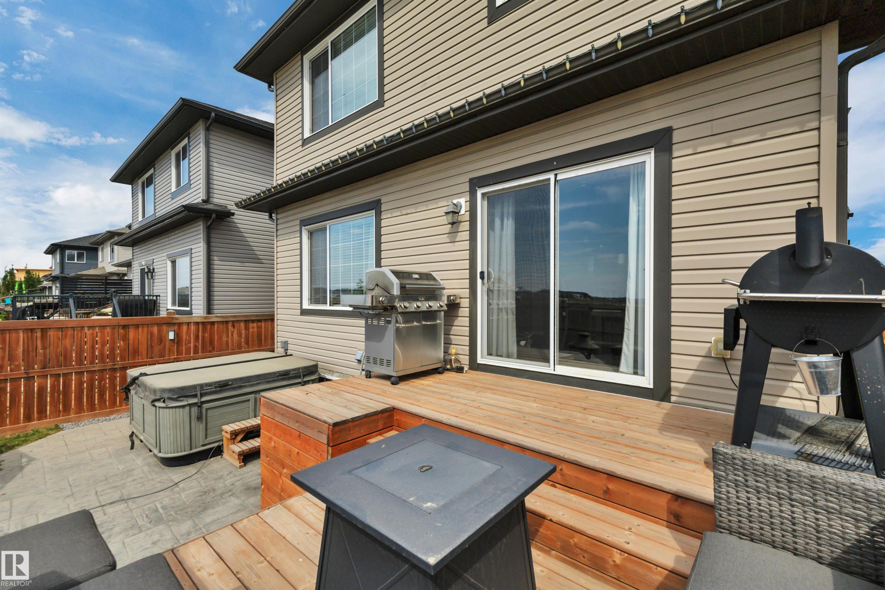 548 Reynalds Wynd, Leduc, AB - Outdoor With Deck Patio Veranda With Exterior