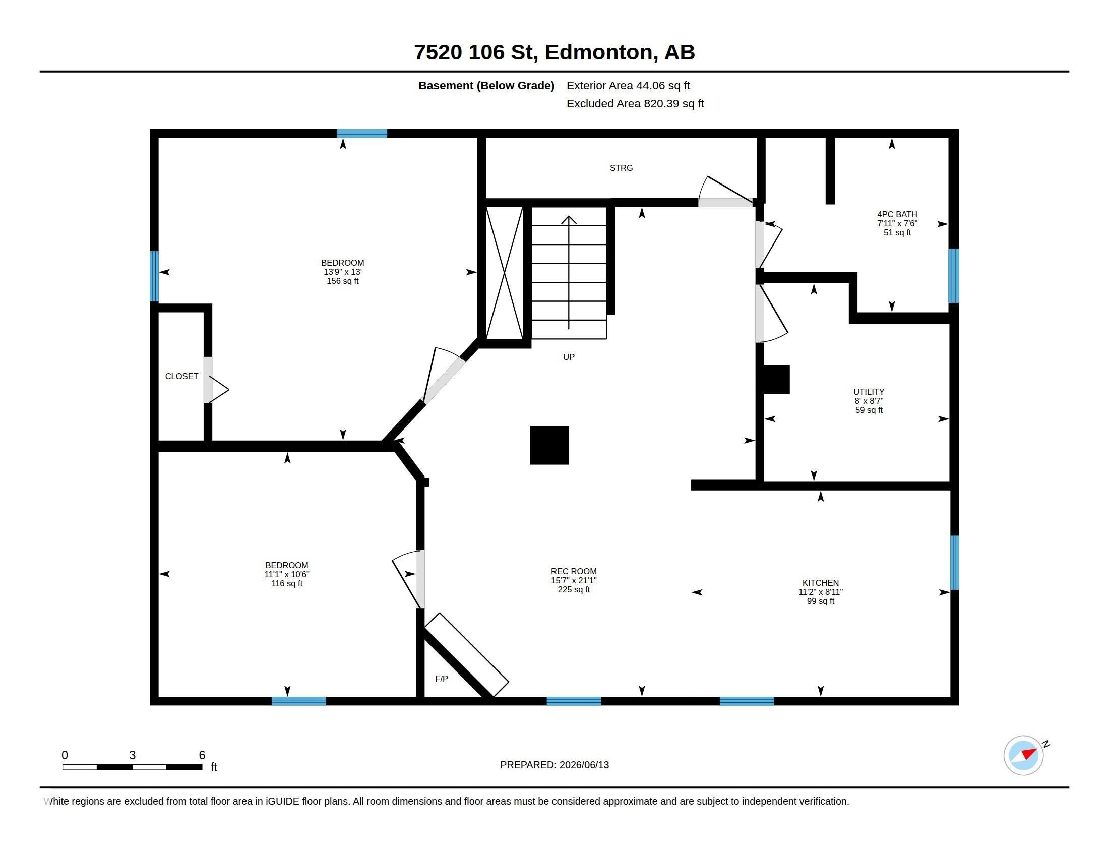 Floor plan - 7520 106 Street, Edmonton, AB