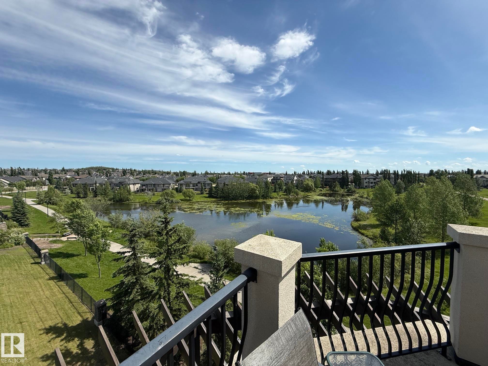 #355 6079 Maynard Wy Nw, Edmonton, AB - Outdoor With Body Of Water With View