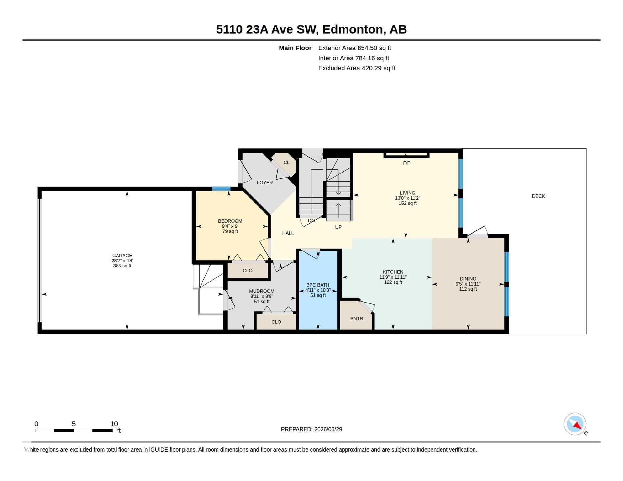 Floor plan - 5110 23A Ave Sw, Edmonton, AB