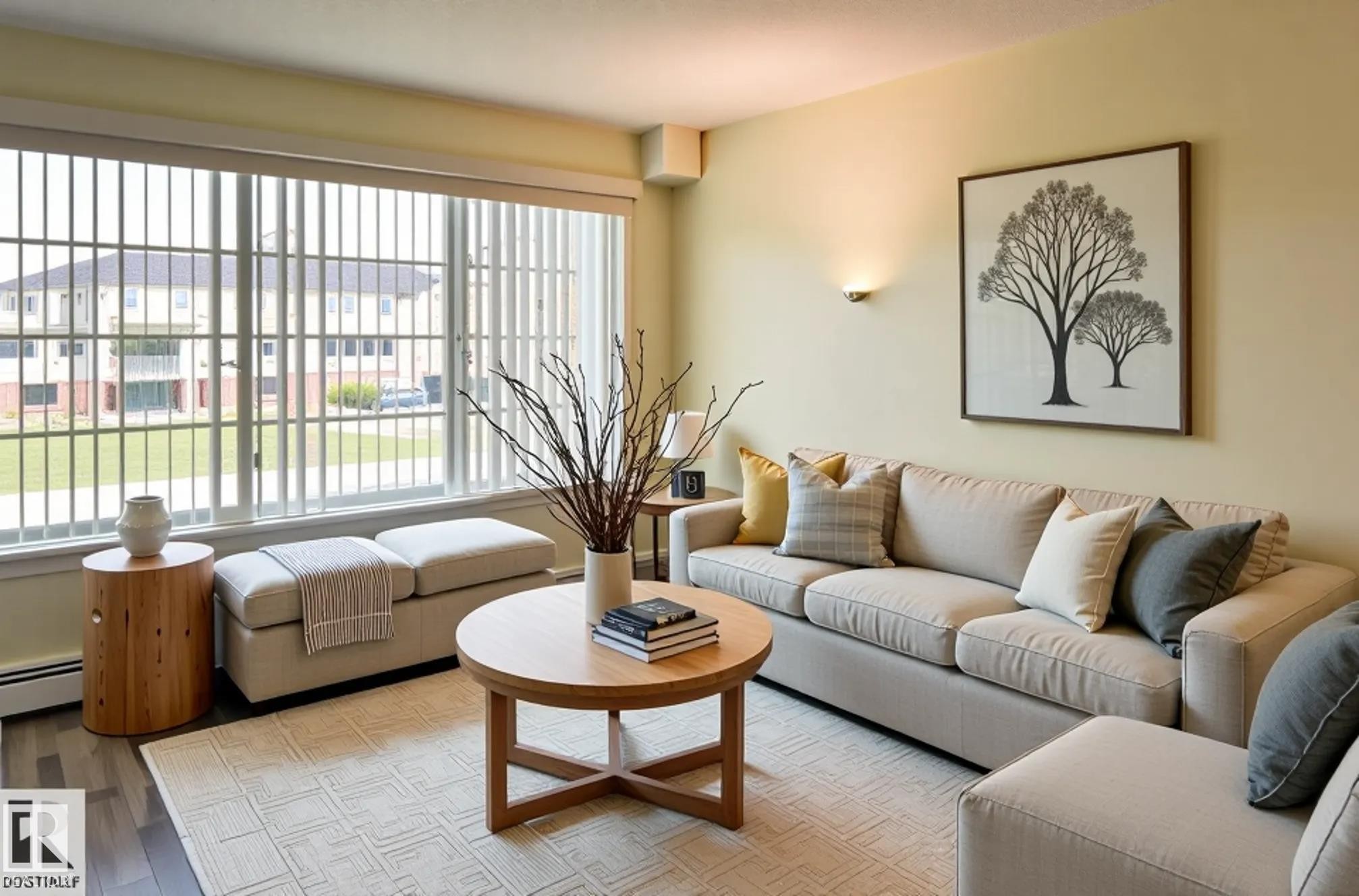 #210 3670 139 Av Nw, Edmonton, AB - Indoor Photo Showing Living Room
