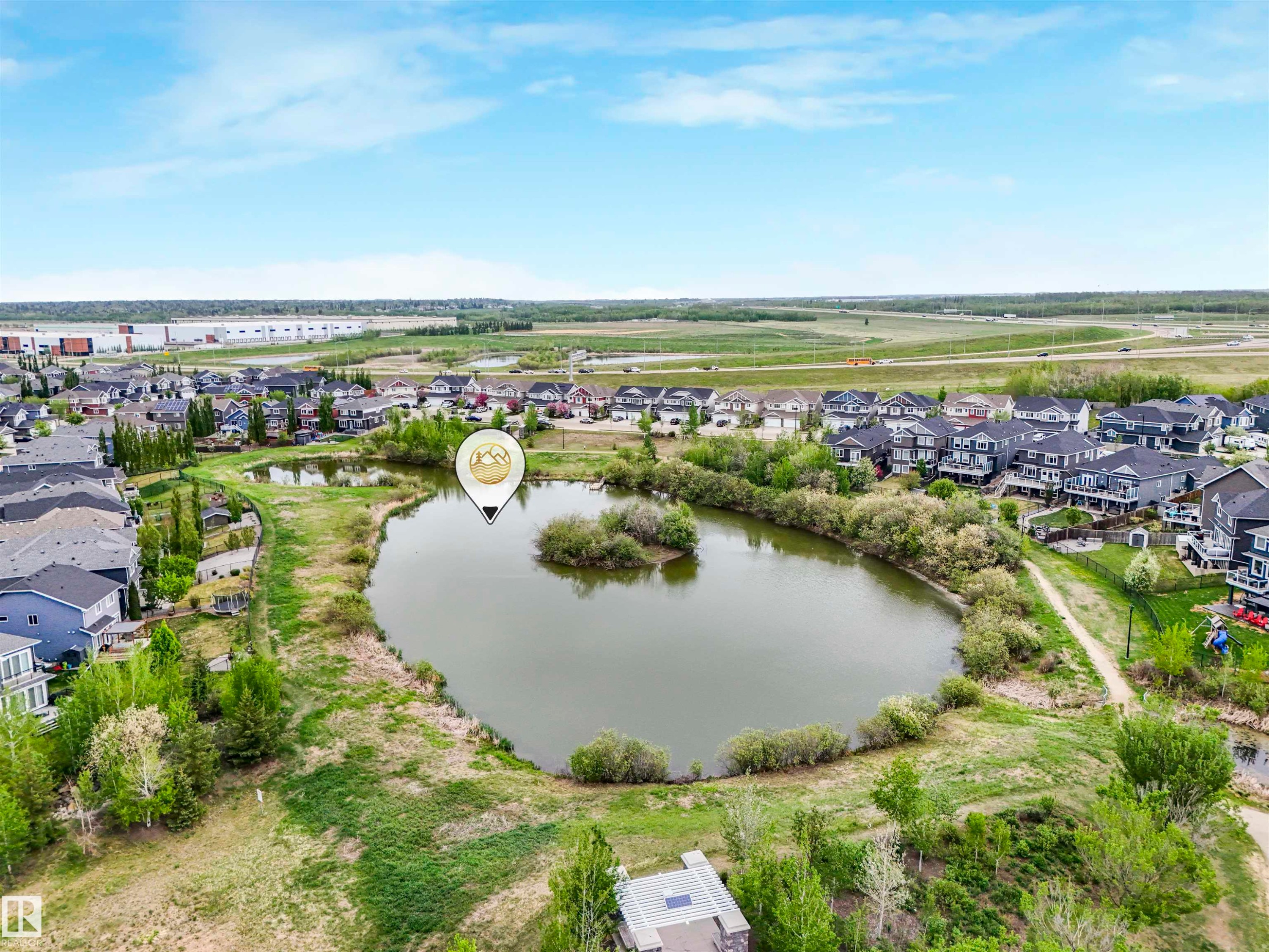 1277 Starling Drive, Edmonton, AB - Outdoor With View