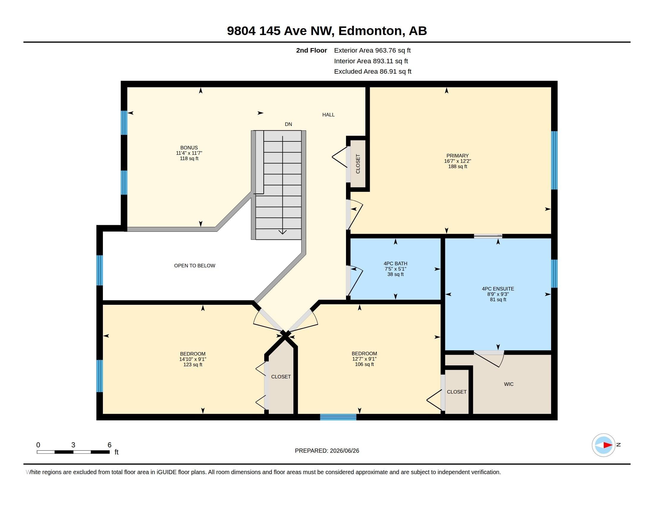 Floor plan - 9804 145 Avenue, Edmonton, AB