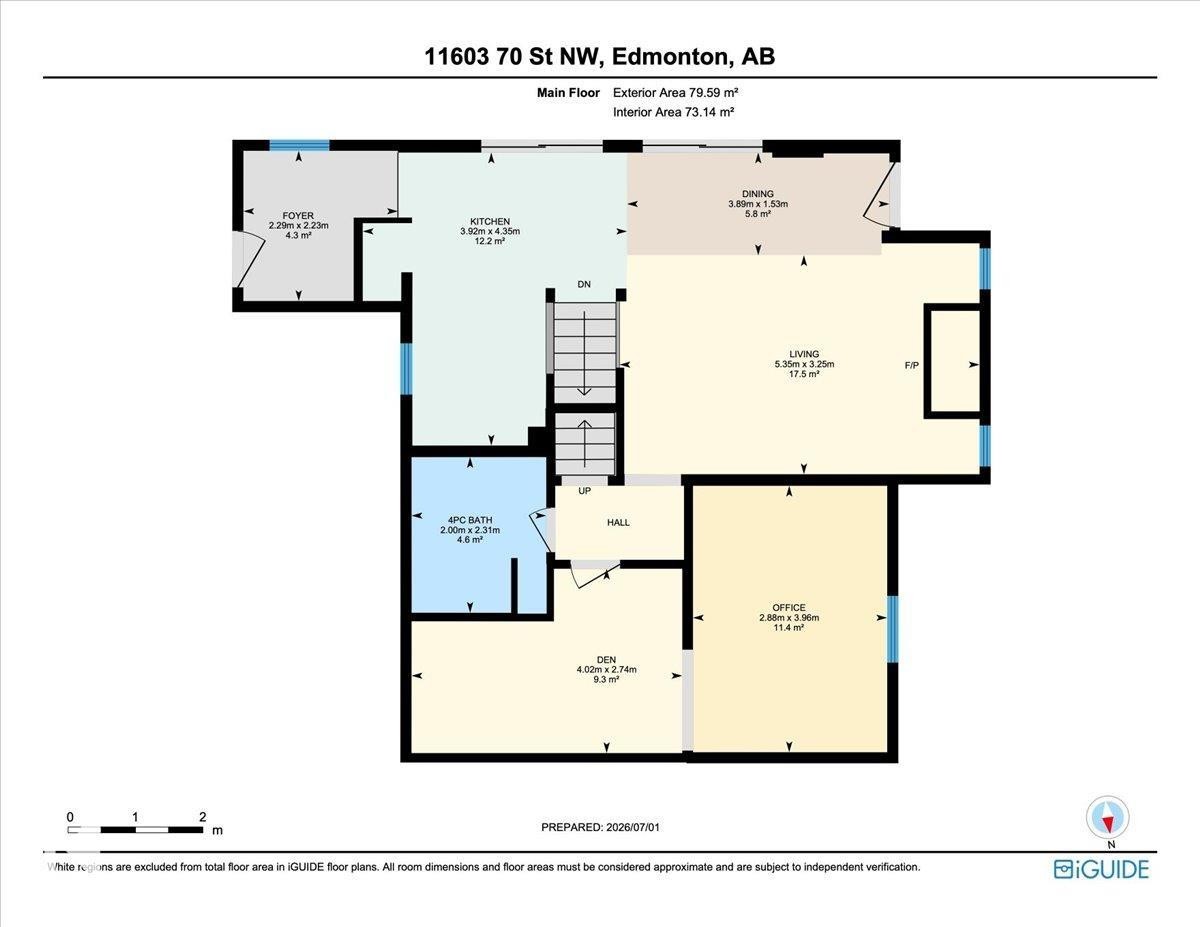 Floor plan - 11603 70 Street Nw, Edmonton, AB