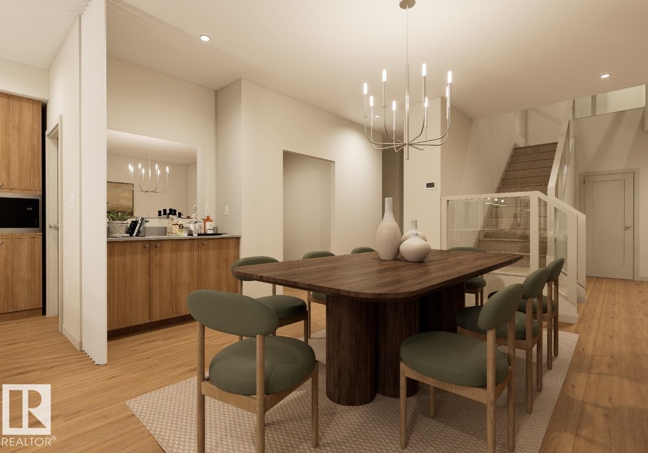 7107 50A Avenue, Beaumont, AB - Indoor Photo Showing Dining Room