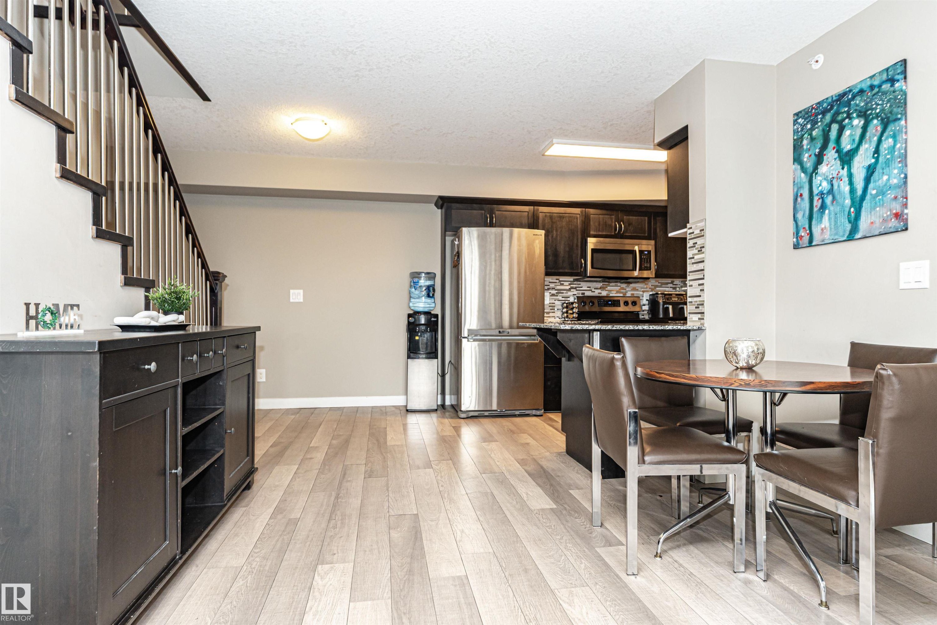 #406 16235 51 St Nw, Edmonton, AB - Indoor Photo Showing Dining Room