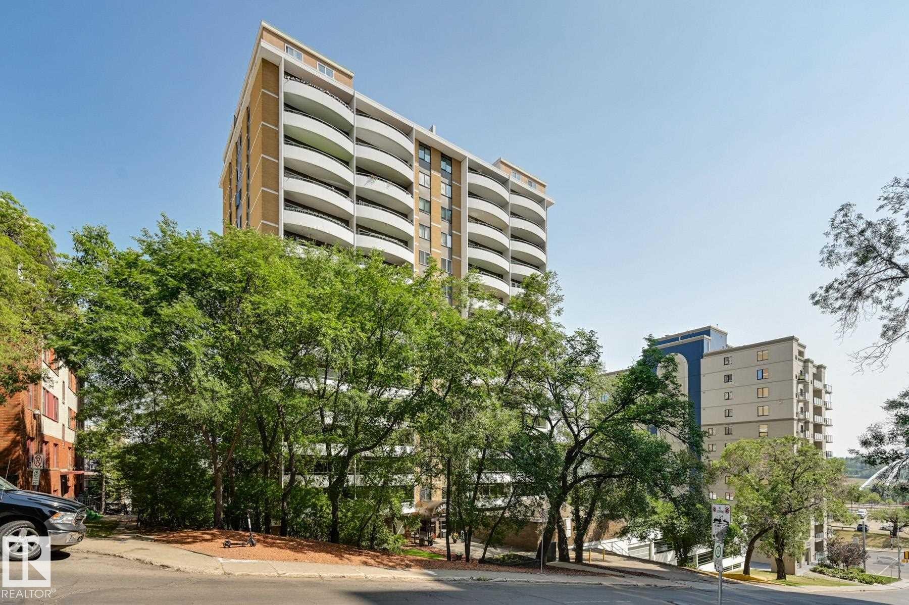 #1502 9725 106 St Nw, Edmonton, AB - Outdoor With Balcony
