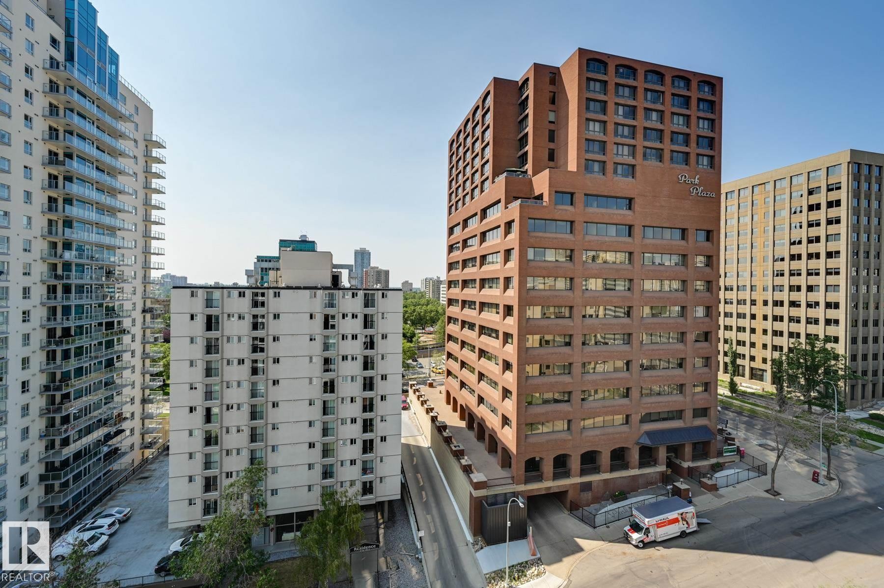 #1502 9725 106 St Nw, Edmonton, AB - Outdoor With Balcony With Facade