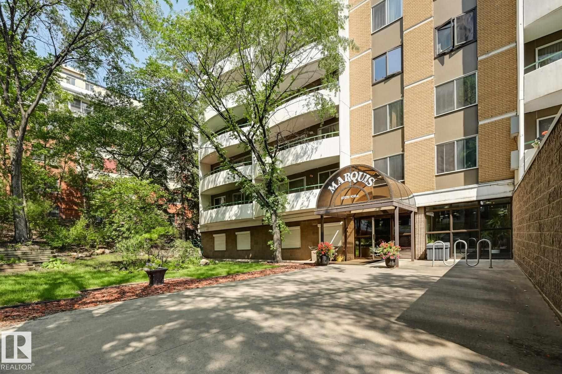 #1502 9725 106 St Nw, Edmonton, AB - Outdoor With Balcony