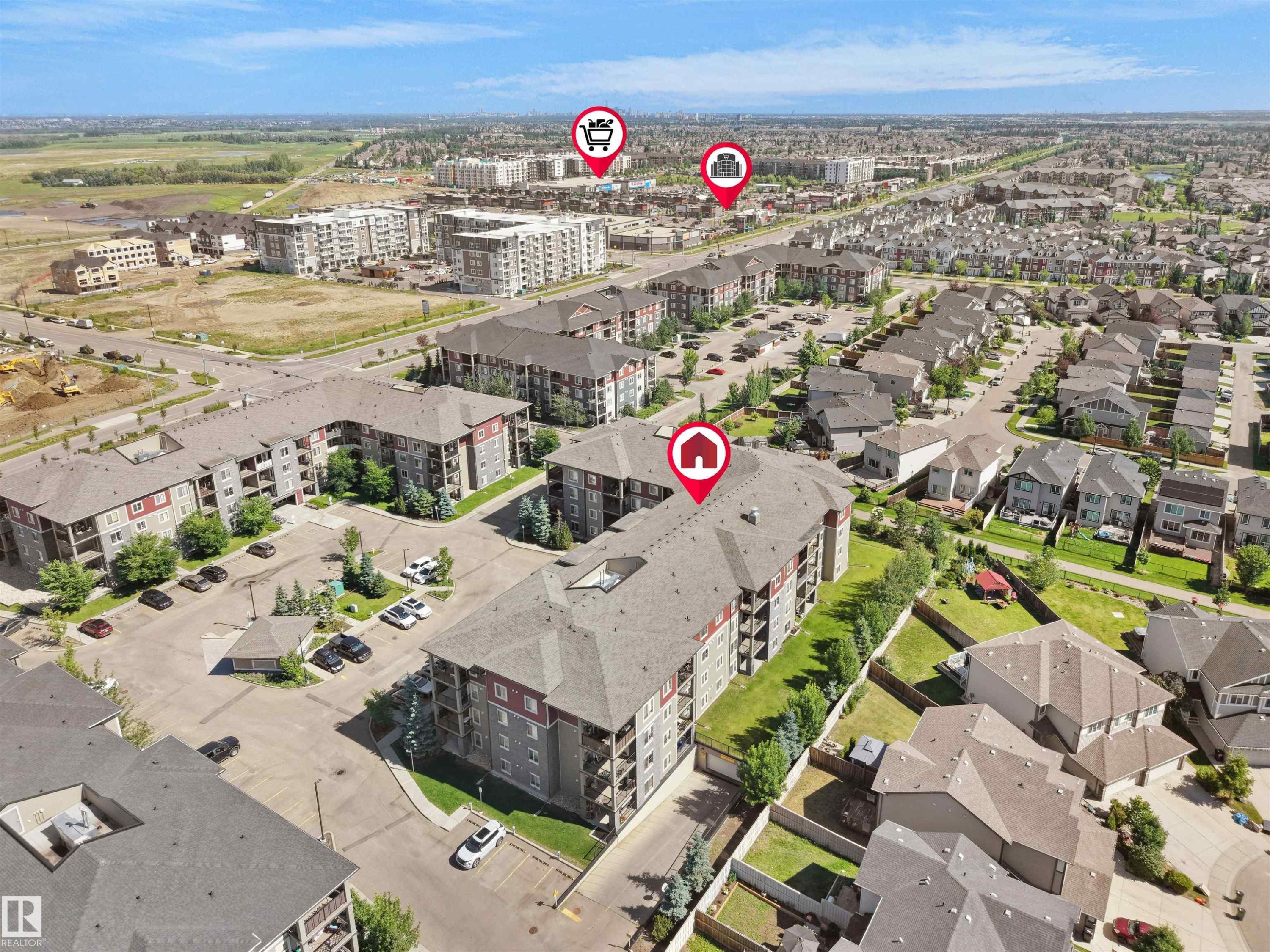 #211 3207 James Mowatt Trail Sw, Edmonton, AB - Outdoor With View