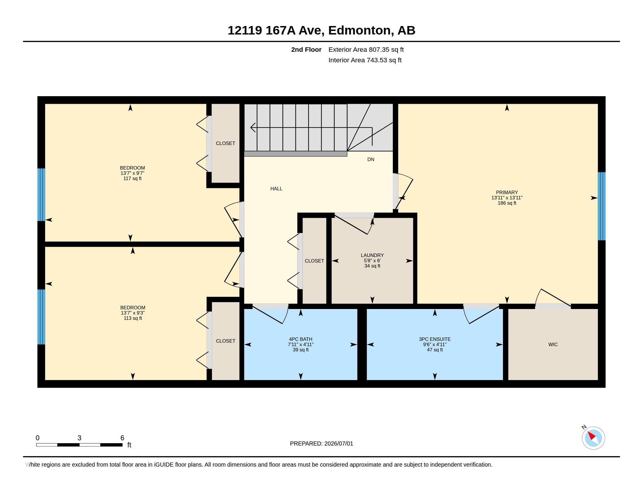 Floor plan - 12119 167A Avenue, Edmonton, AB