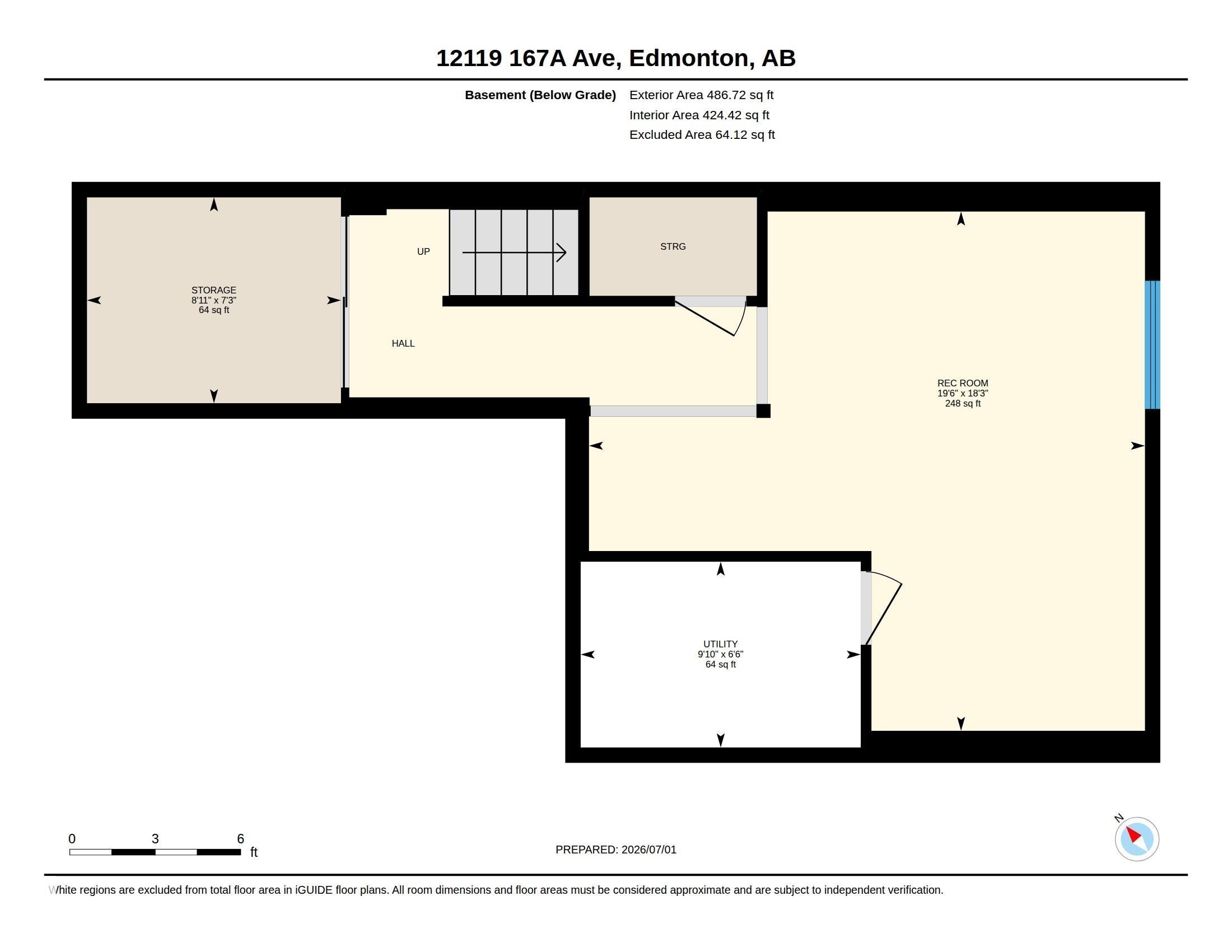 Floor plan - 12119 167A Avenue, Edmonton, AB