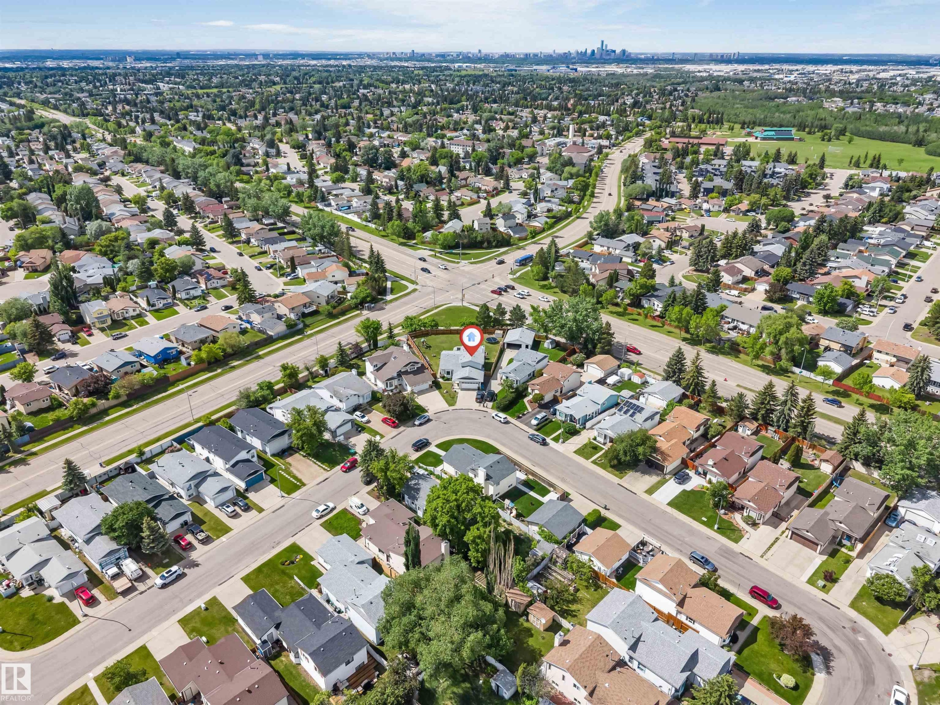 Aerial view - 3332 43 Street Nw, Edmonton, AB
