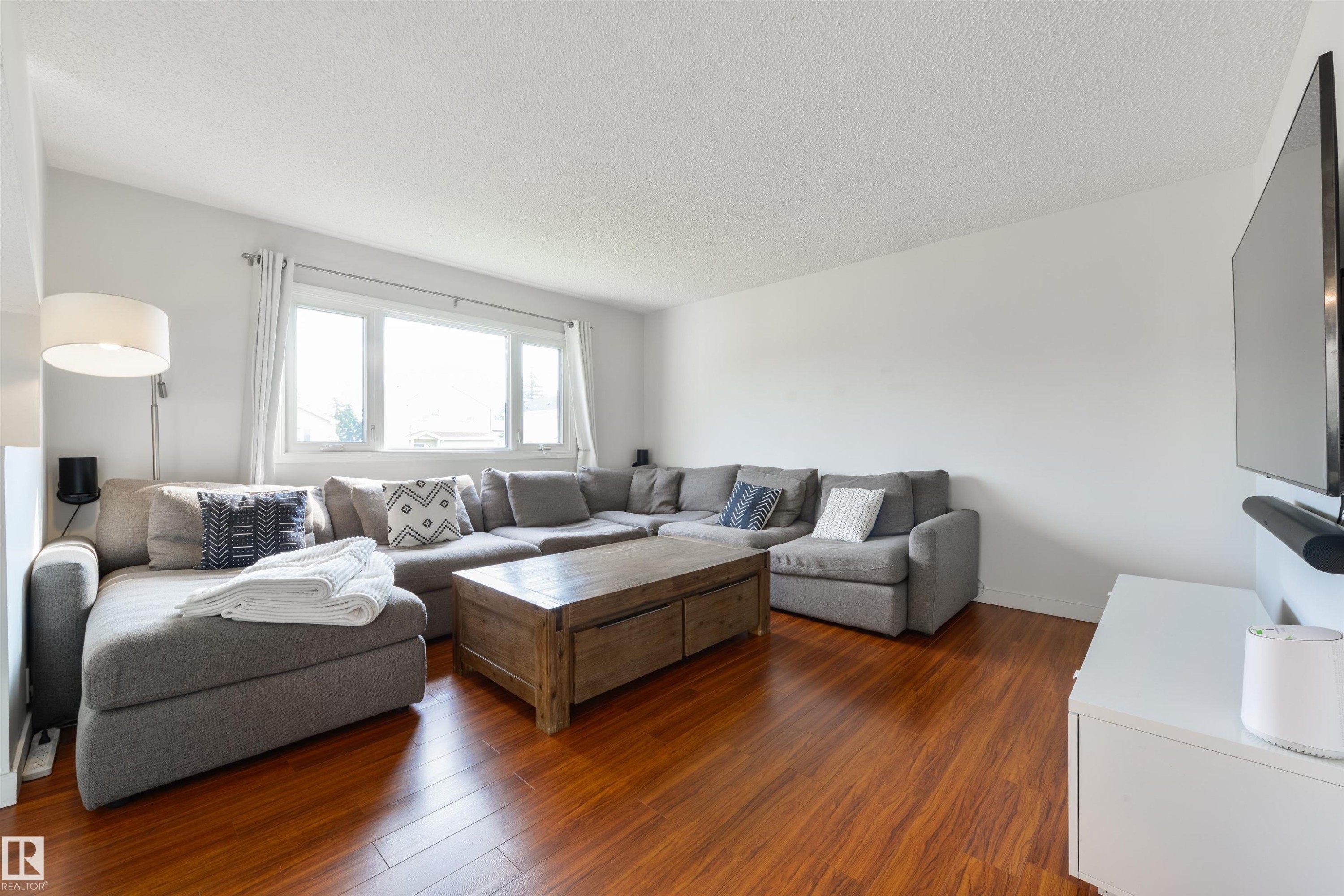 18423 96A Avenue Nw, Edmonton, AB - Indoor Photo Showing Living Room