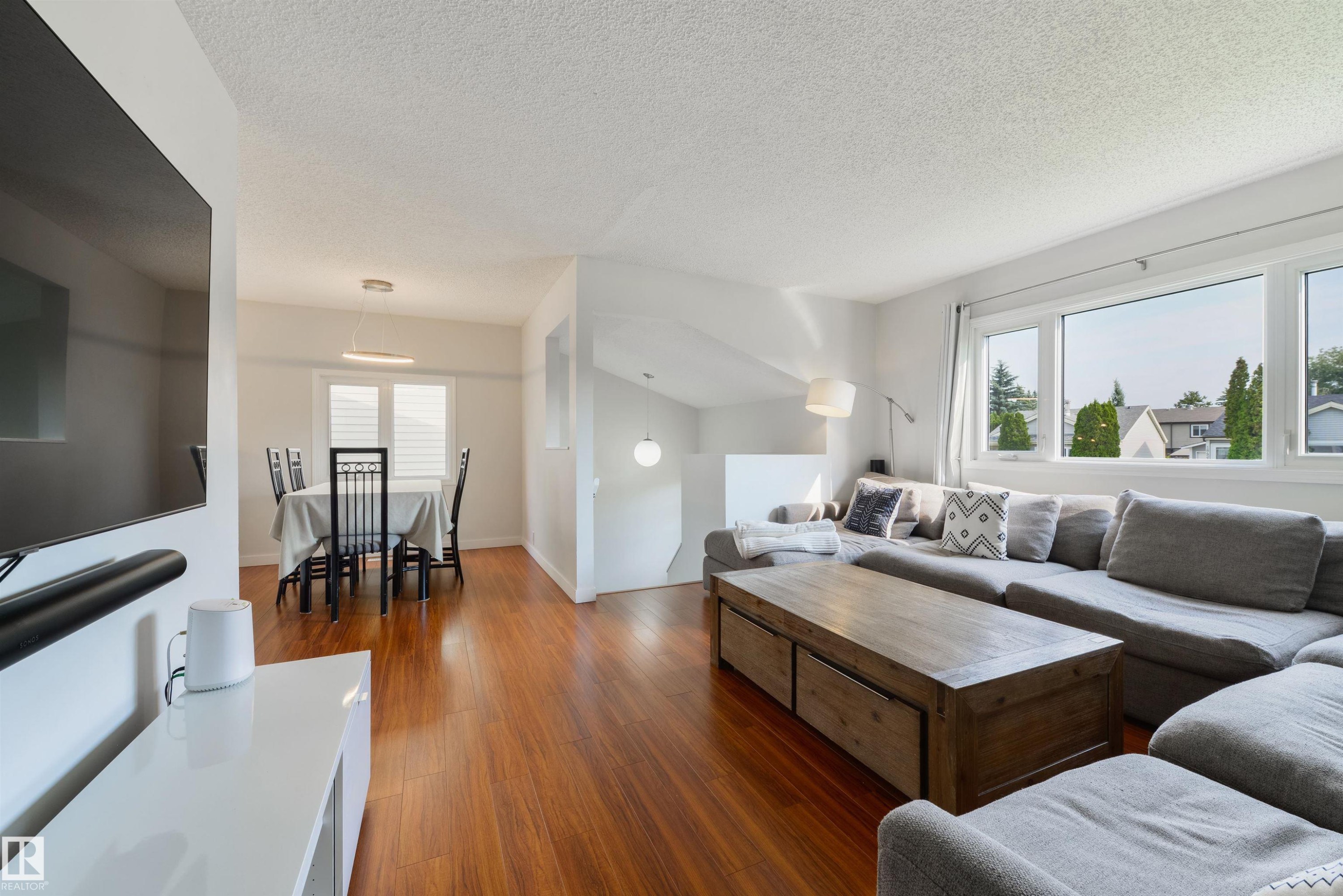 18423 96A Avenue Nw, Edmonton, AB - Indoor Photo Showing Living Room