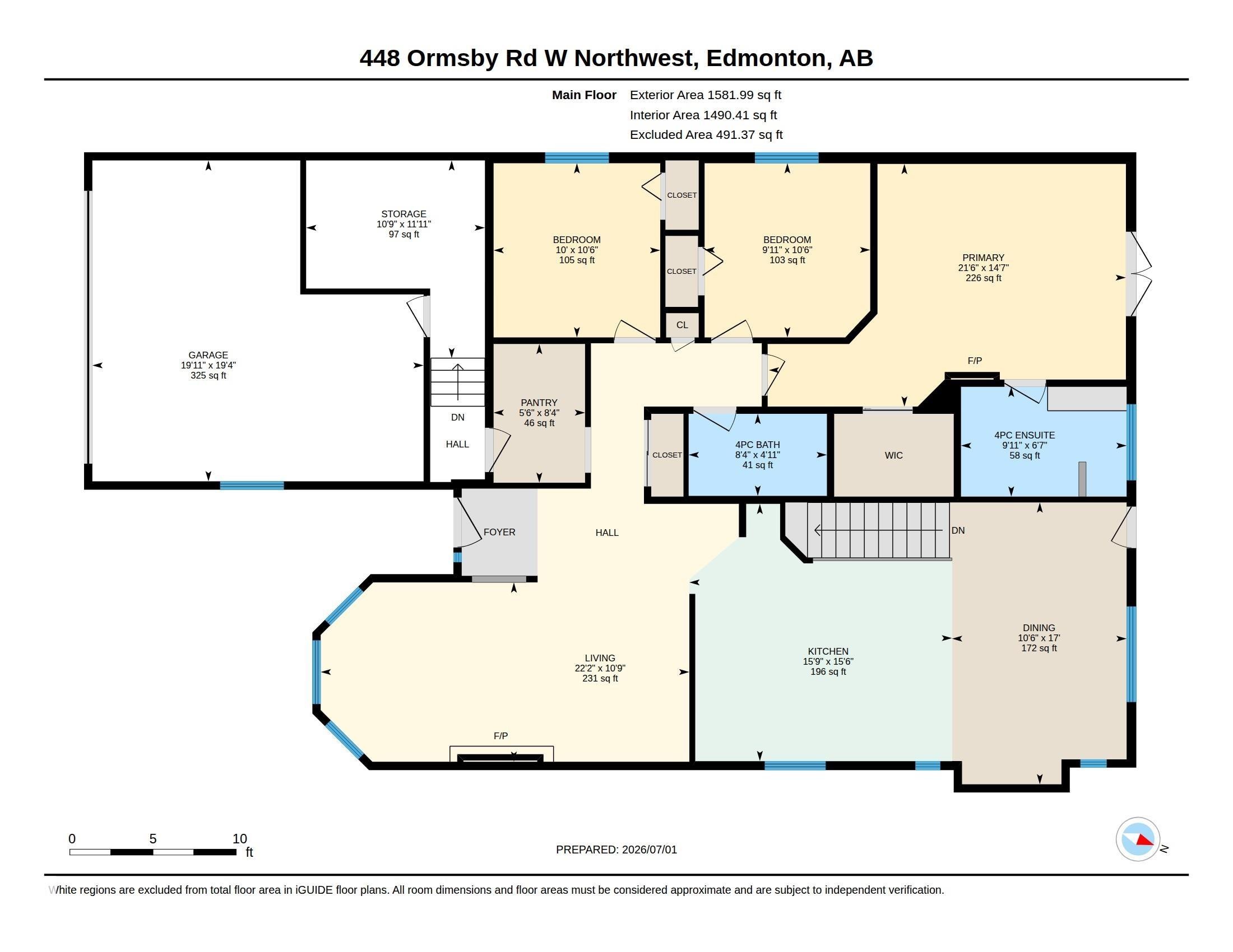 Floor plan - 448 Ormsby Road Nw, Edmonton, AB - Other