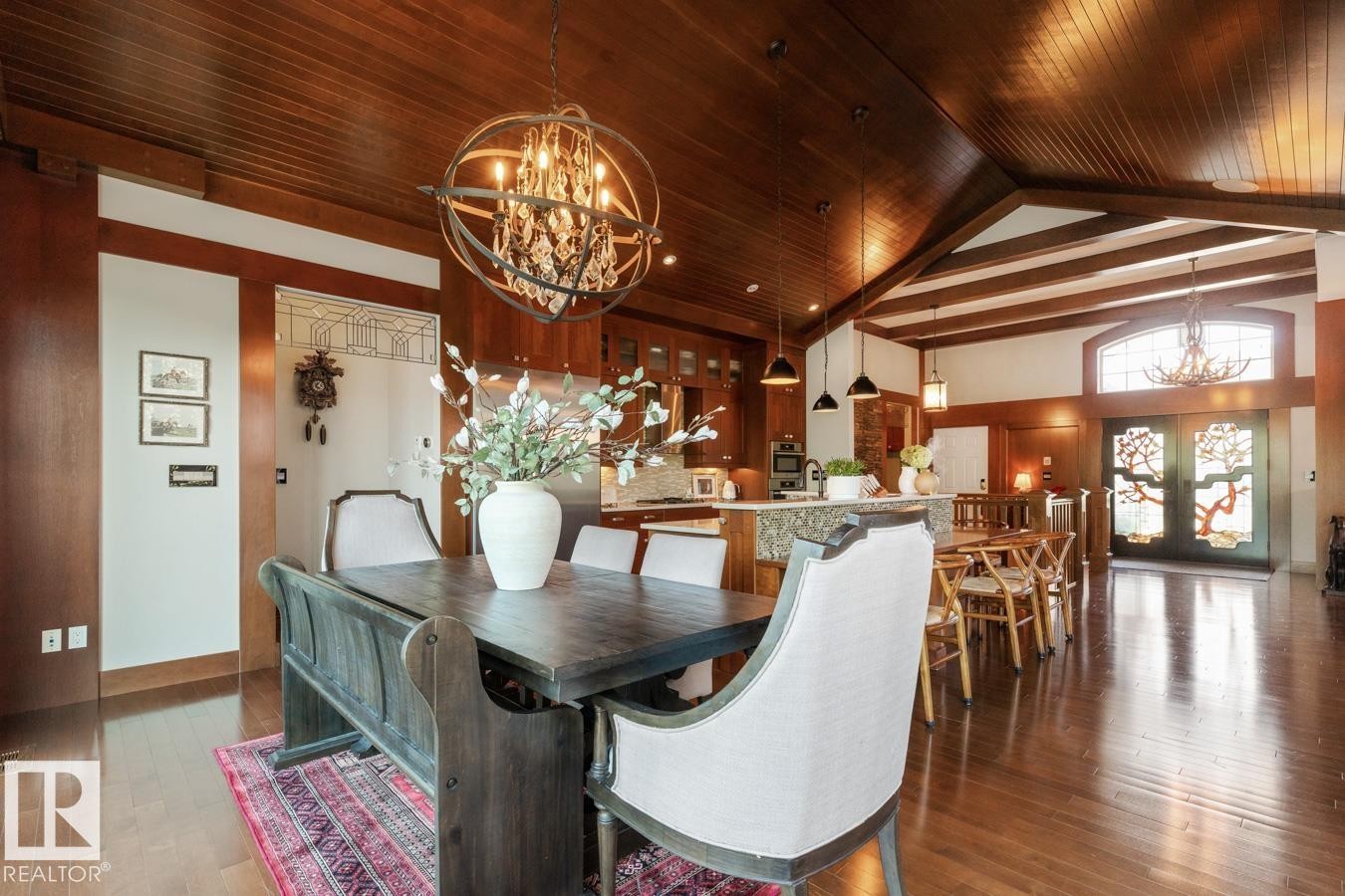 4023 Whispering River Drive Nw, Edmonton, AB - Indoor Photo Showing Dining Room