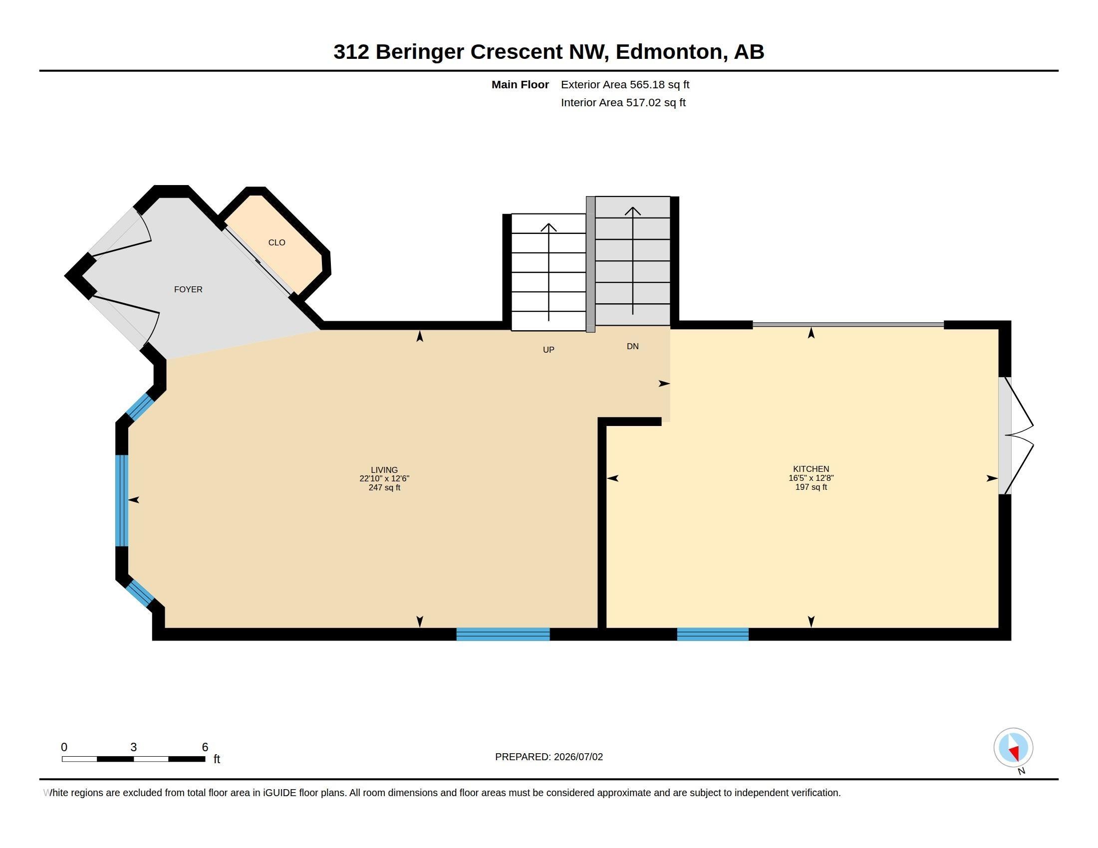Floor plan - 312 Beringer Crescent Nw, Edmonton, AB - Other