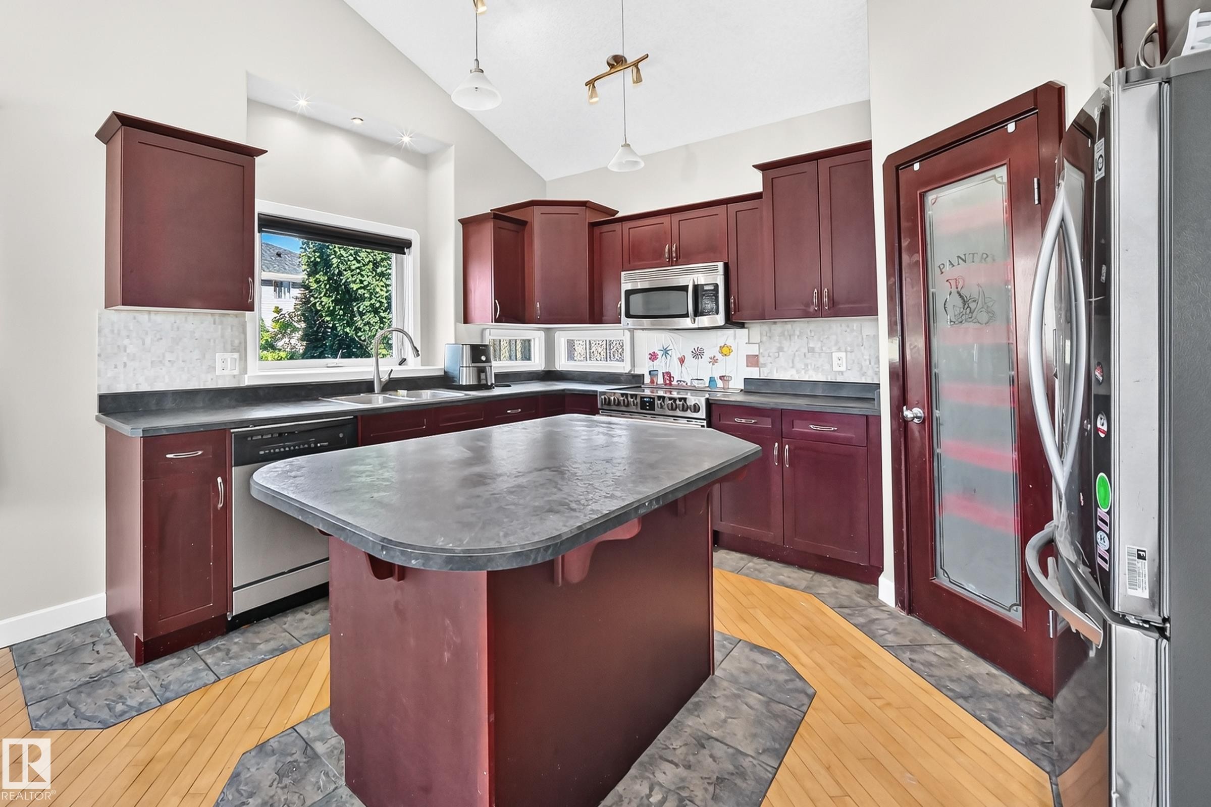 2984 Mcphadden Way Sw, Edmonton, AB - Indoor Photo Showing Kitchen With Stainless Steel Kitchen