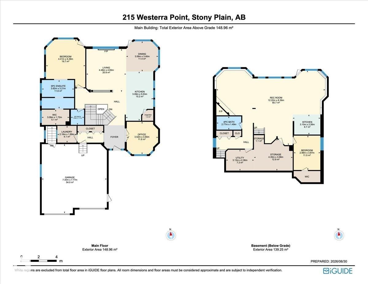 Floor plan - 215 Westerra Point(E), Stony Plain, AB