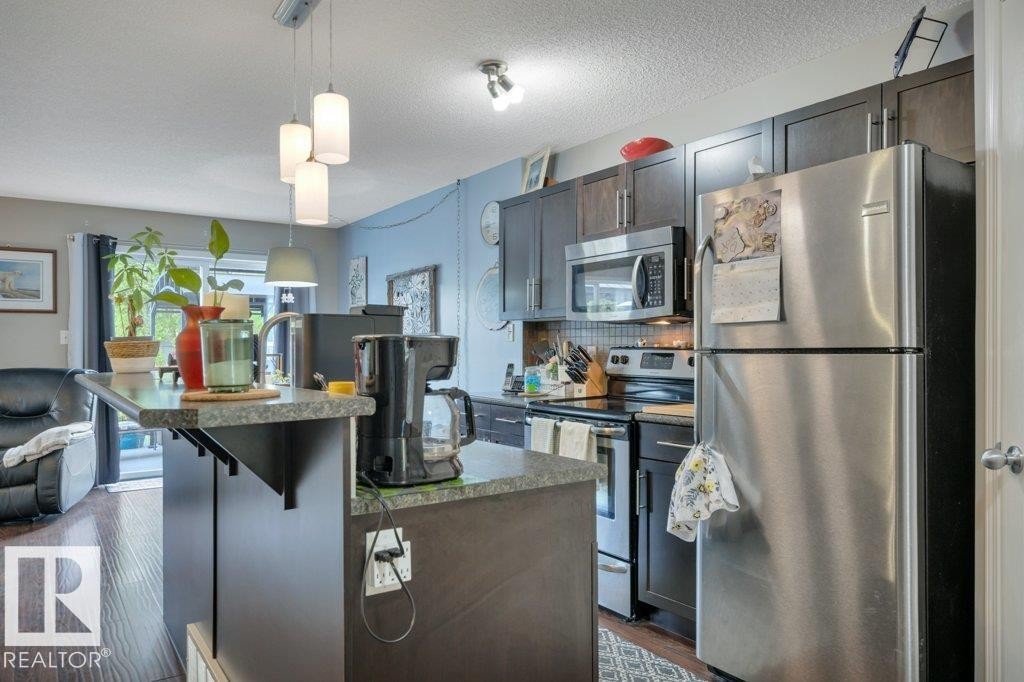 6042 214 Street, Edmonton, AB - Indoor Photo Showing Kitchen With Upgraded Kitchen