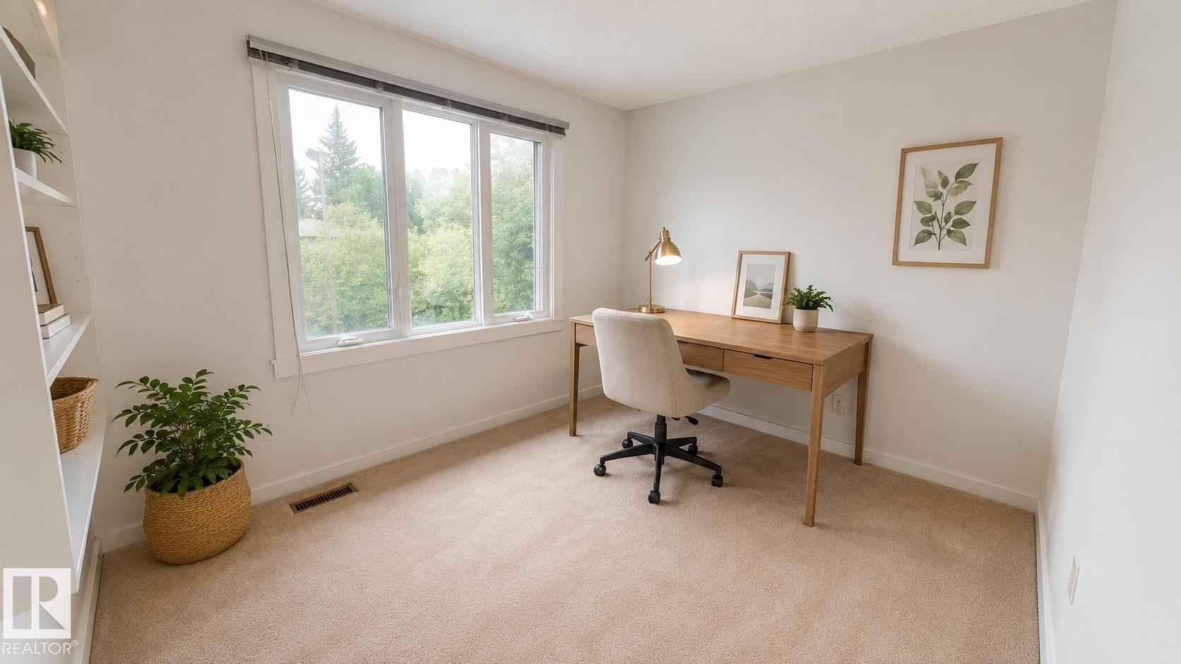 55 Quesnell Road Nw, Edmonton, AB - Indoor Photo Showing Office