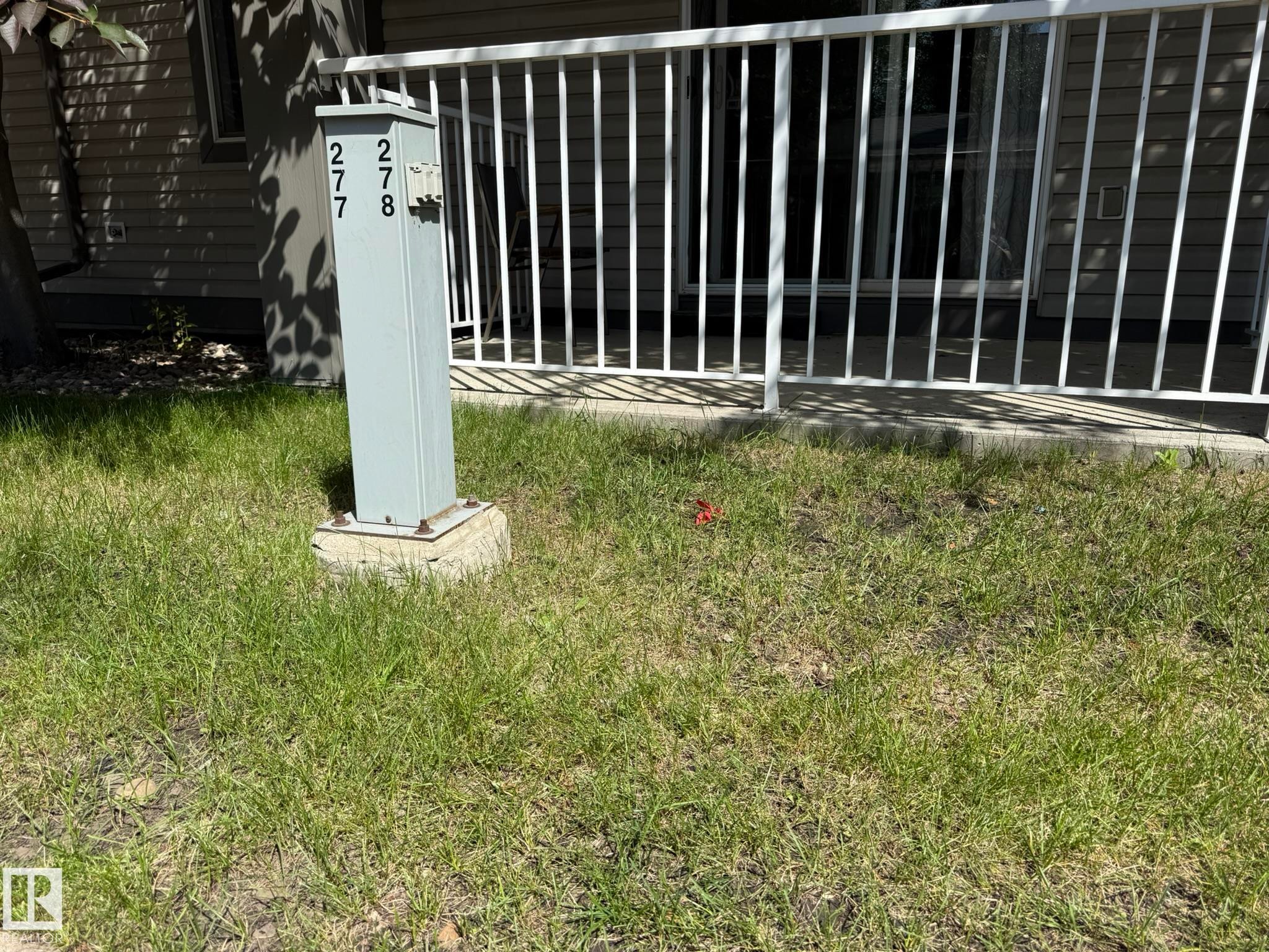 Outdoor electrical service pedestal with your unit #278 Parking Stall with a plug-in! - 205 3425 19 Street, Edmonton, AB