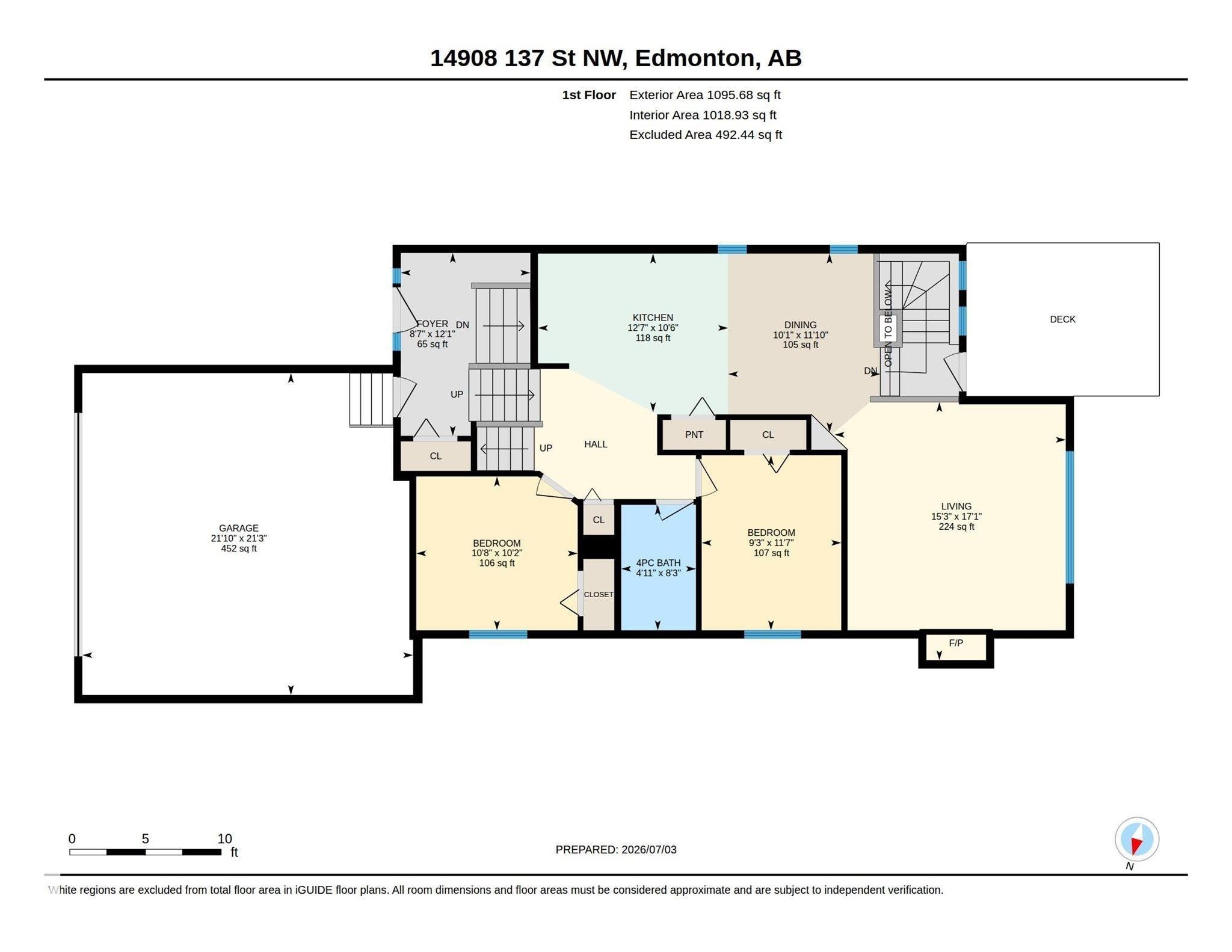Floor plan - 14908 137 Street Nw, Edmonton, AB - Other