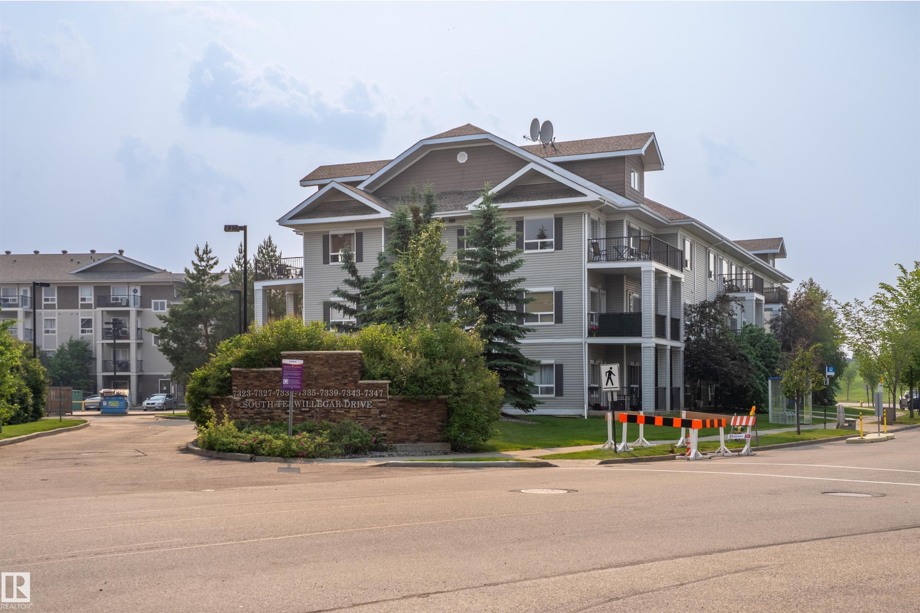 #2401 7343 South Terwillegar Dr Nw, Edmonton, AB - Outdoor With Balcony With Facade